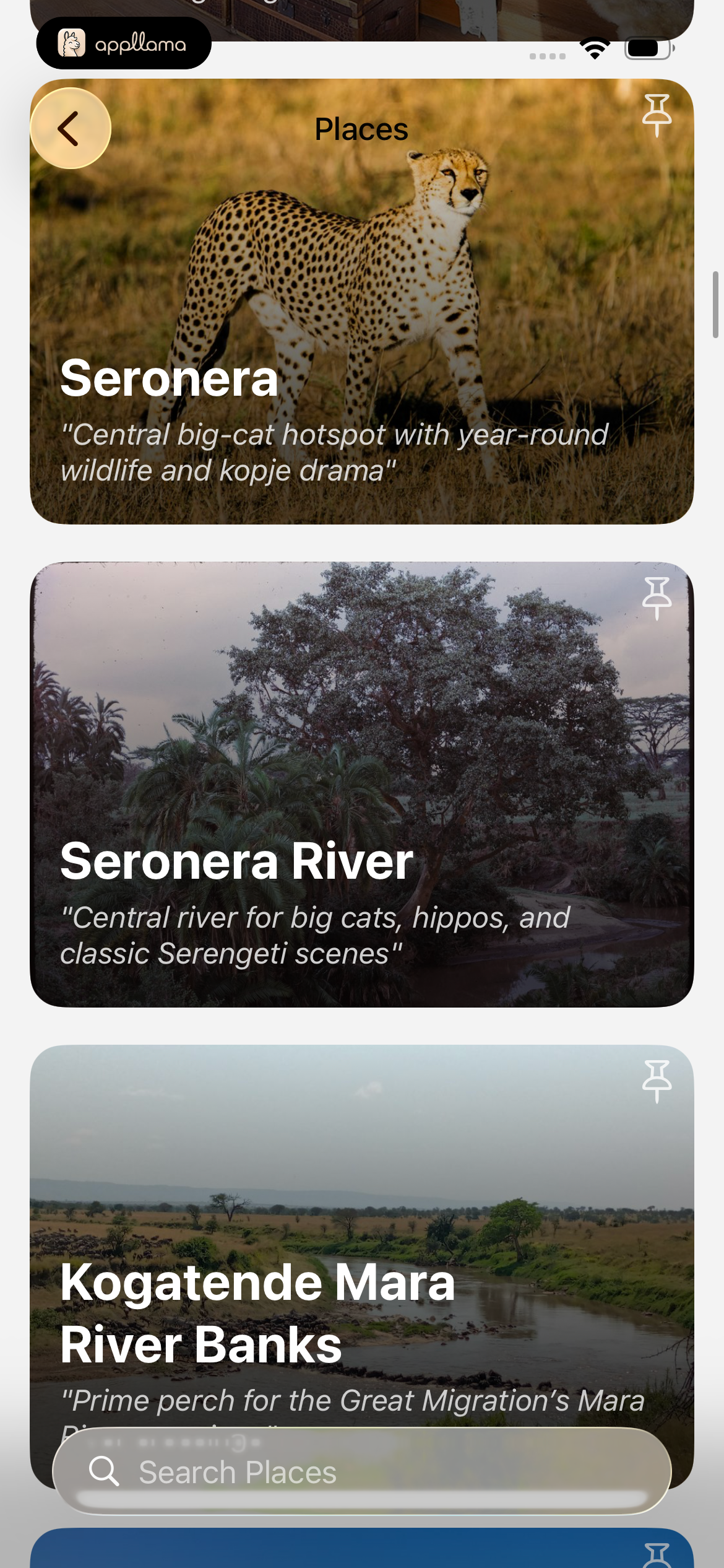 Places Browse