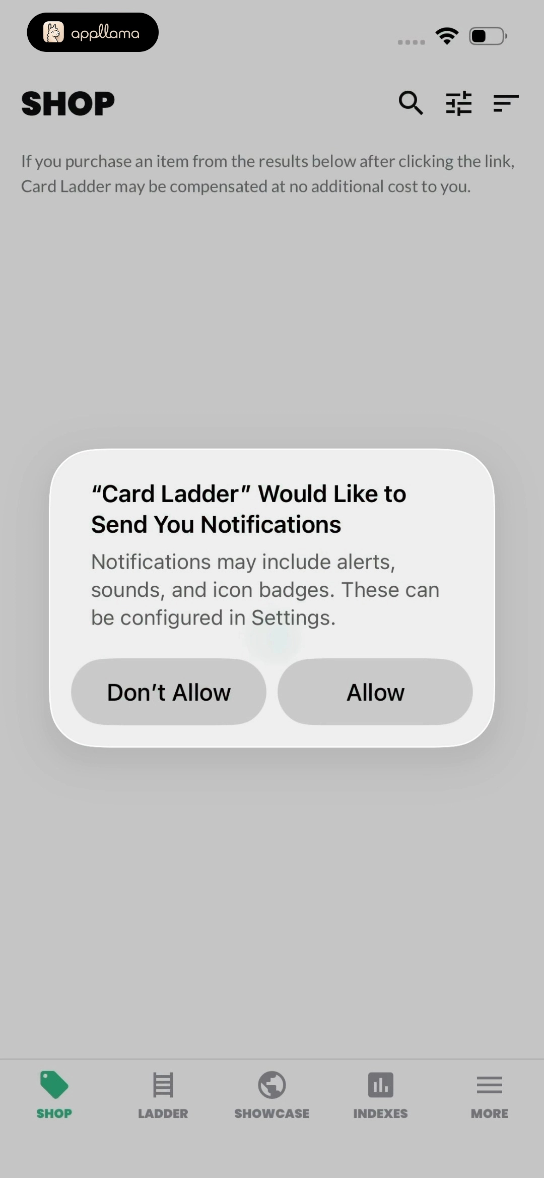 Shop Notification Permission