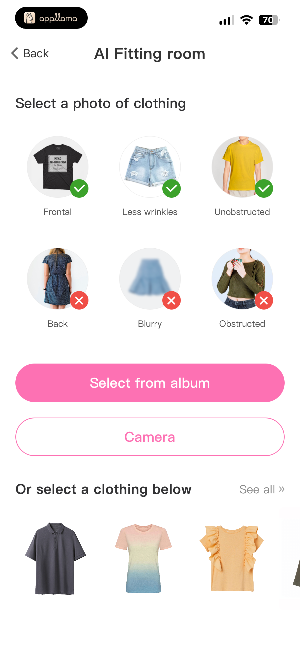 Clothing Selection