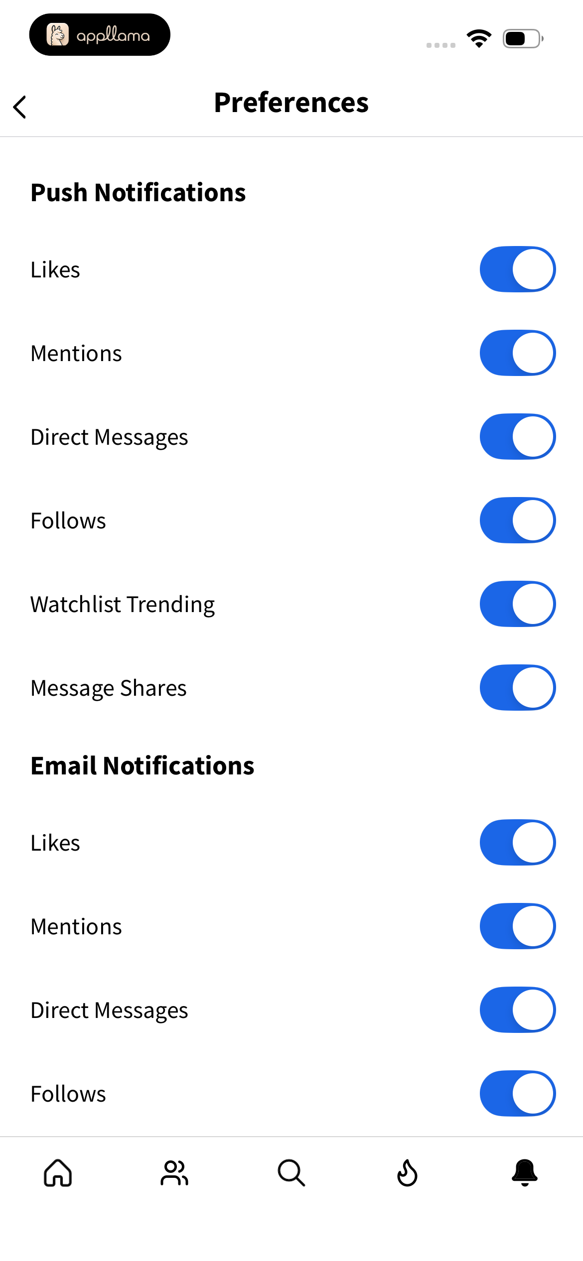 Notification Preferences