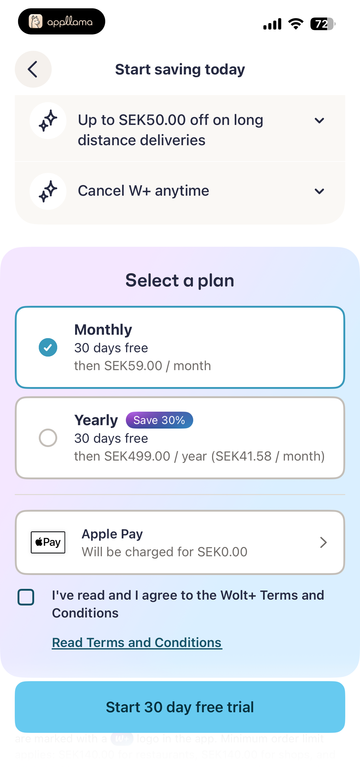 Subscription Plan Paywall