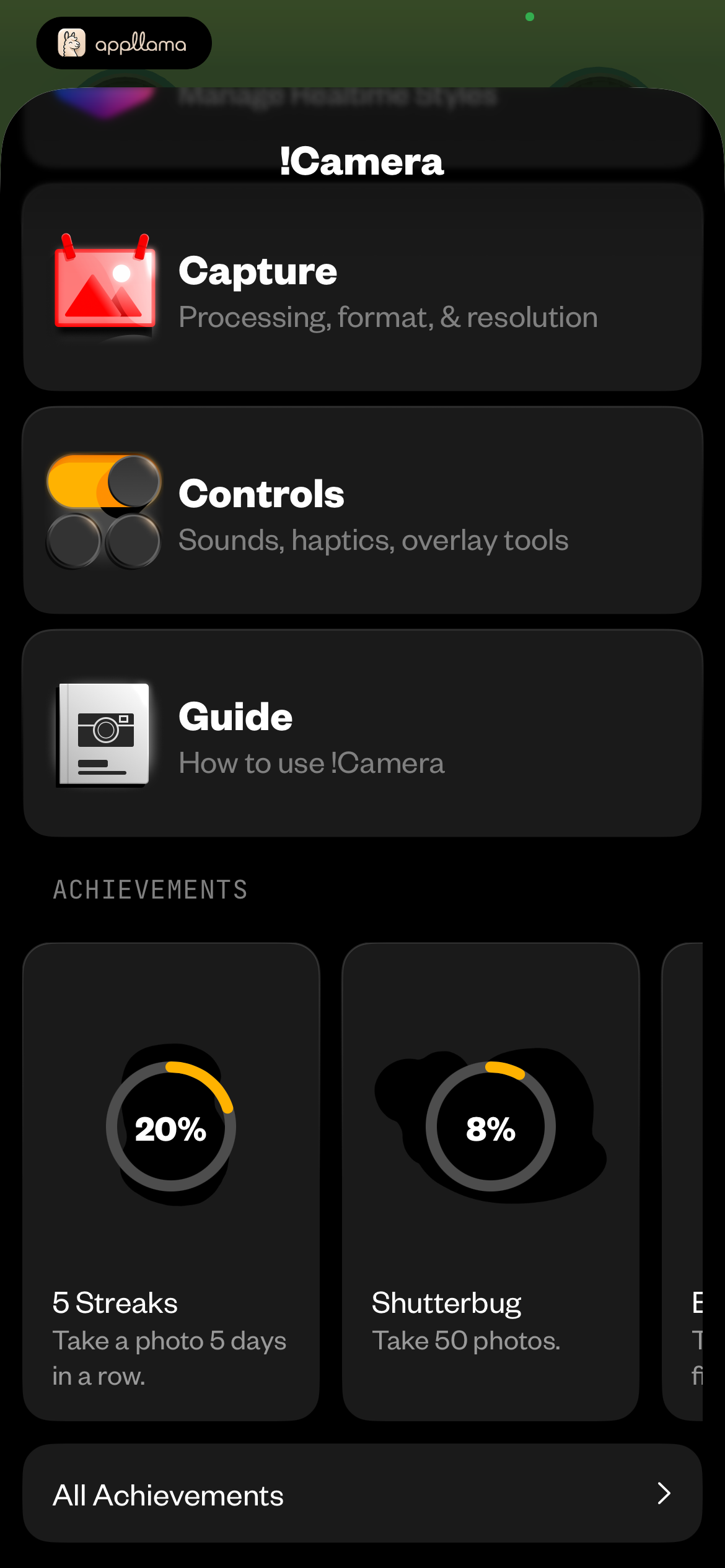 Settings Overview