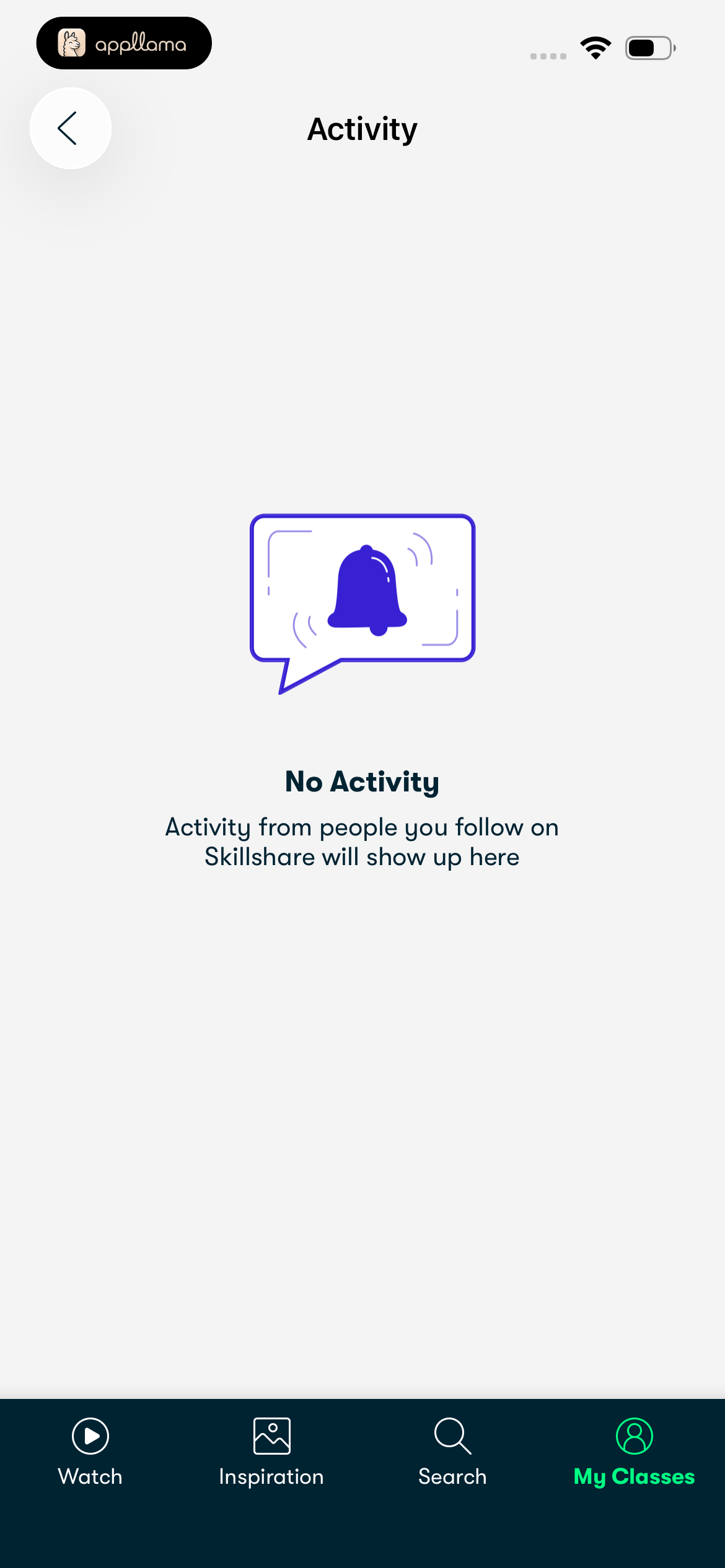 Activity Empty State