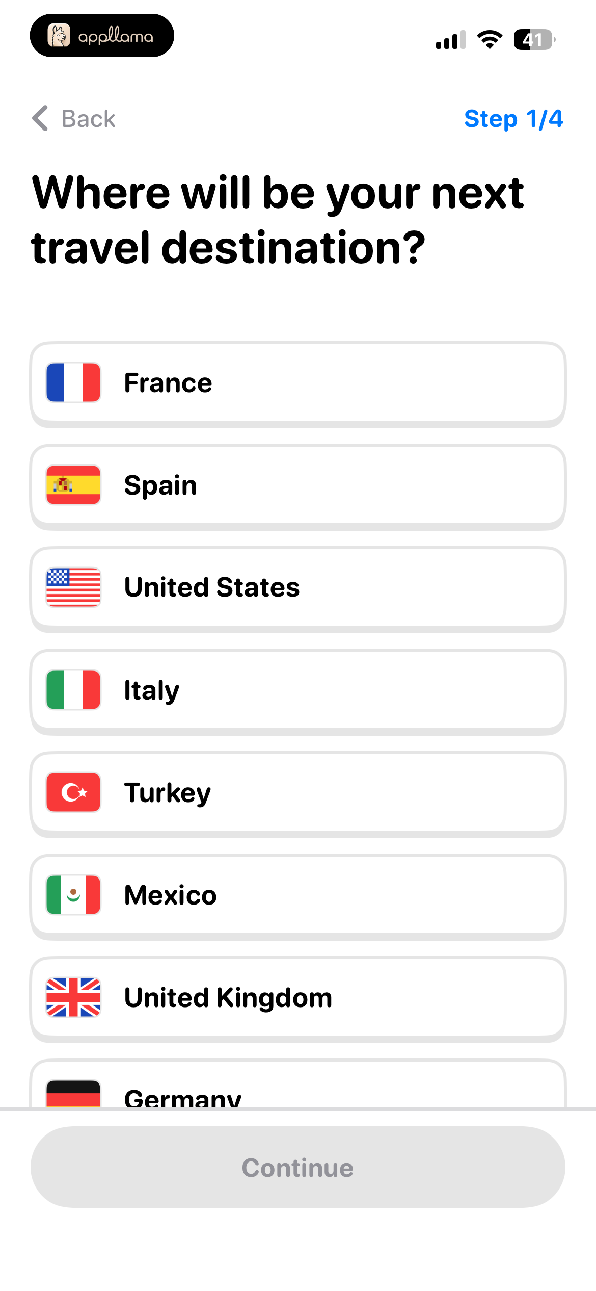 Travel Destination