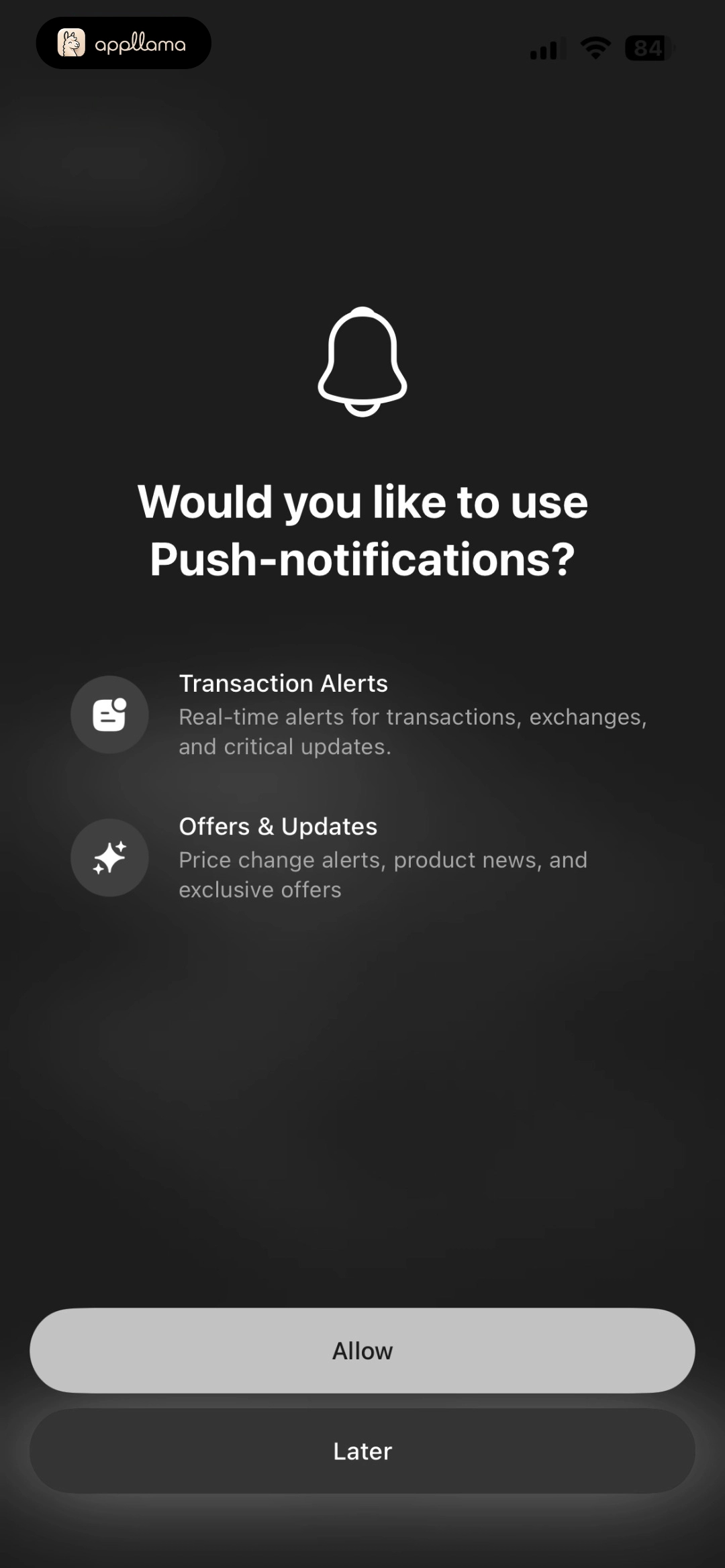 Push Notification Permission