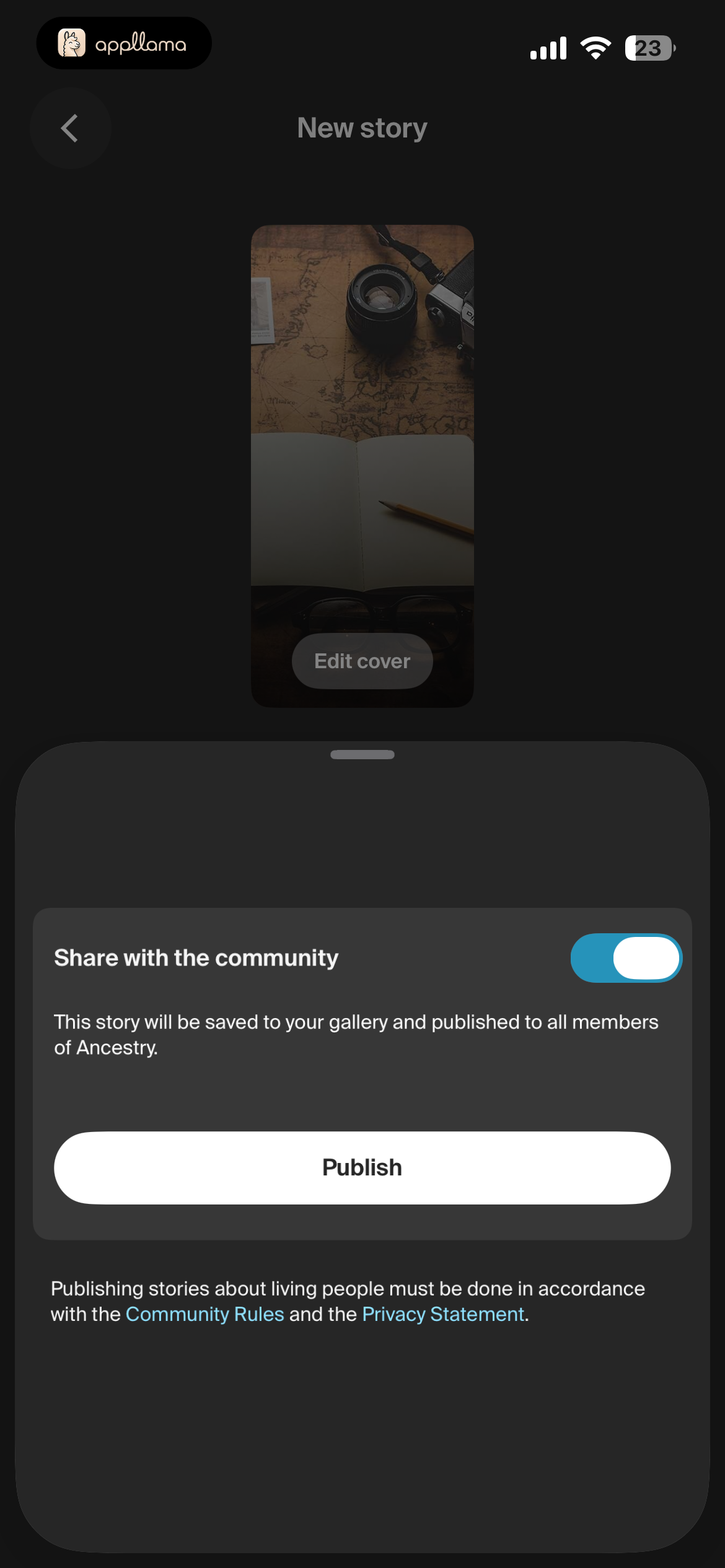 Publish Story