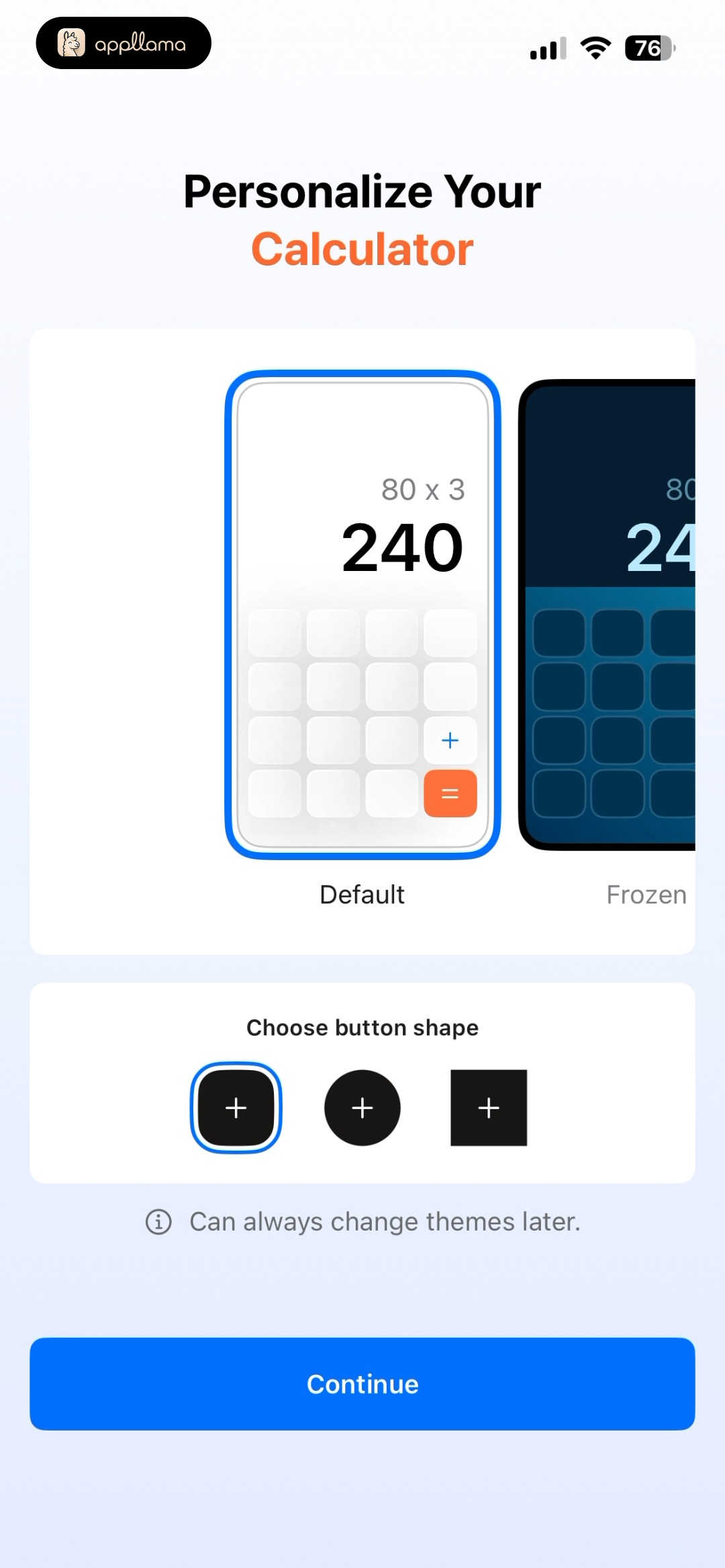 Calculator Personalization