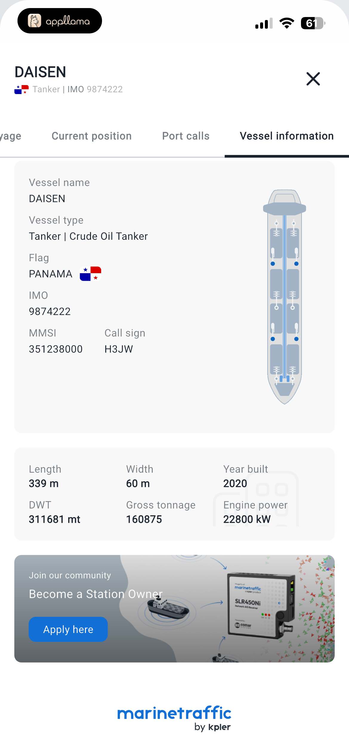 Vessel Information