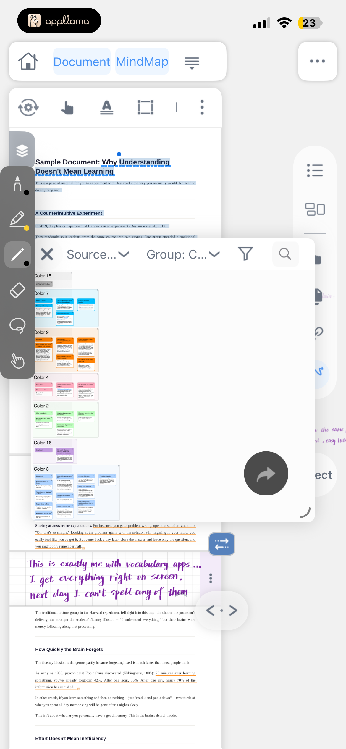 Mind Map Overlay