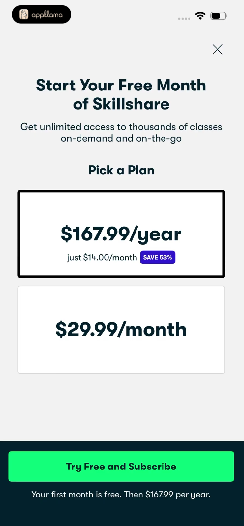 Subscription Paywall