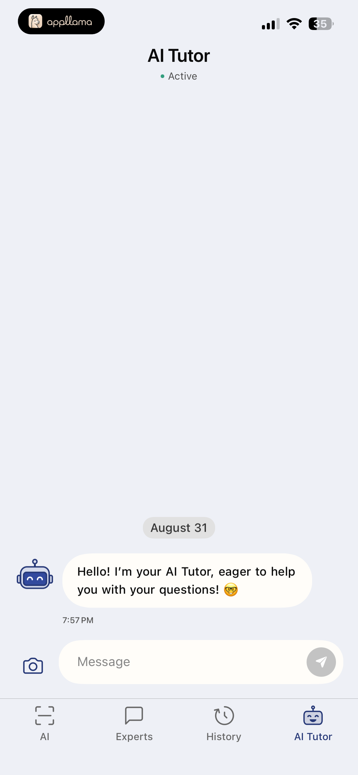 AI Tutor Chat