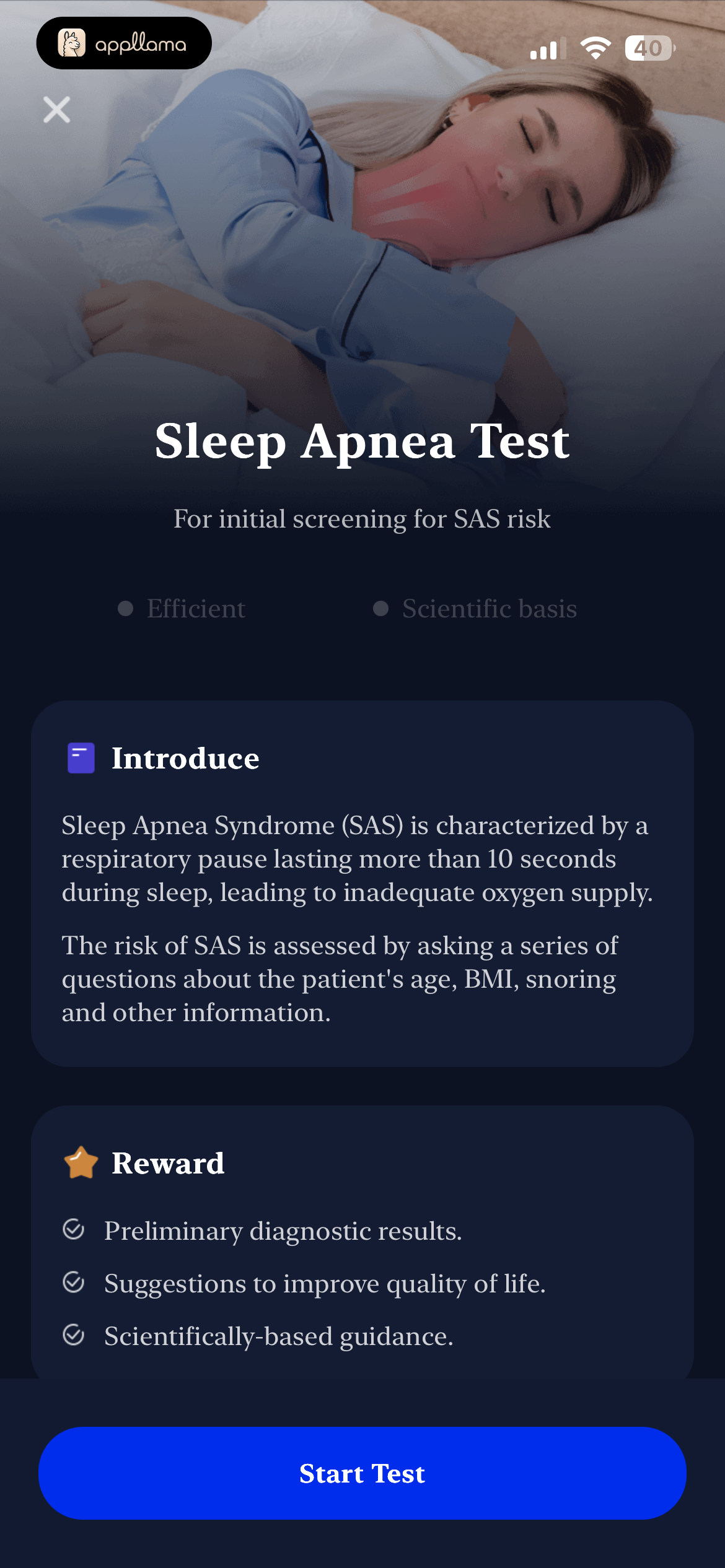 Sleep Apnea Test Intro