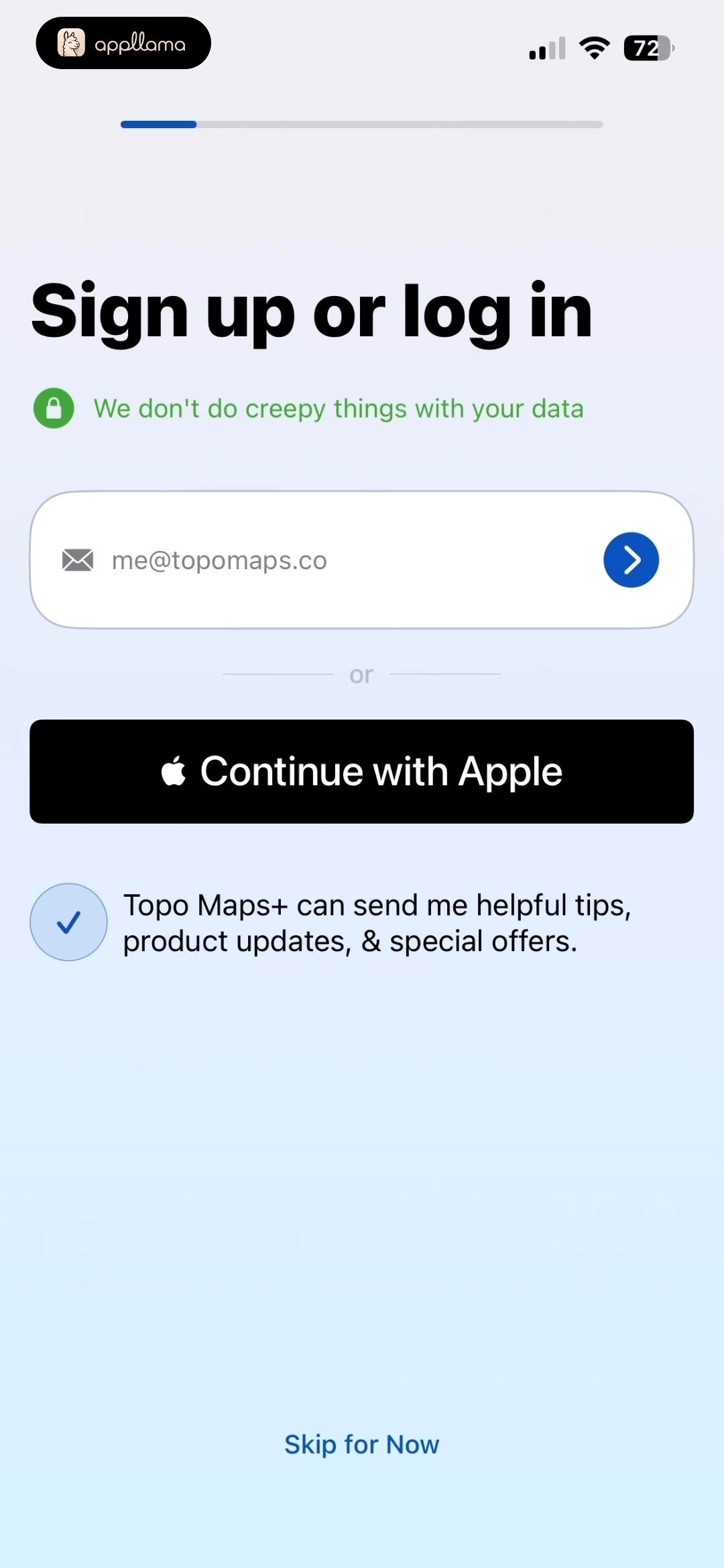 Sign Up or Log In