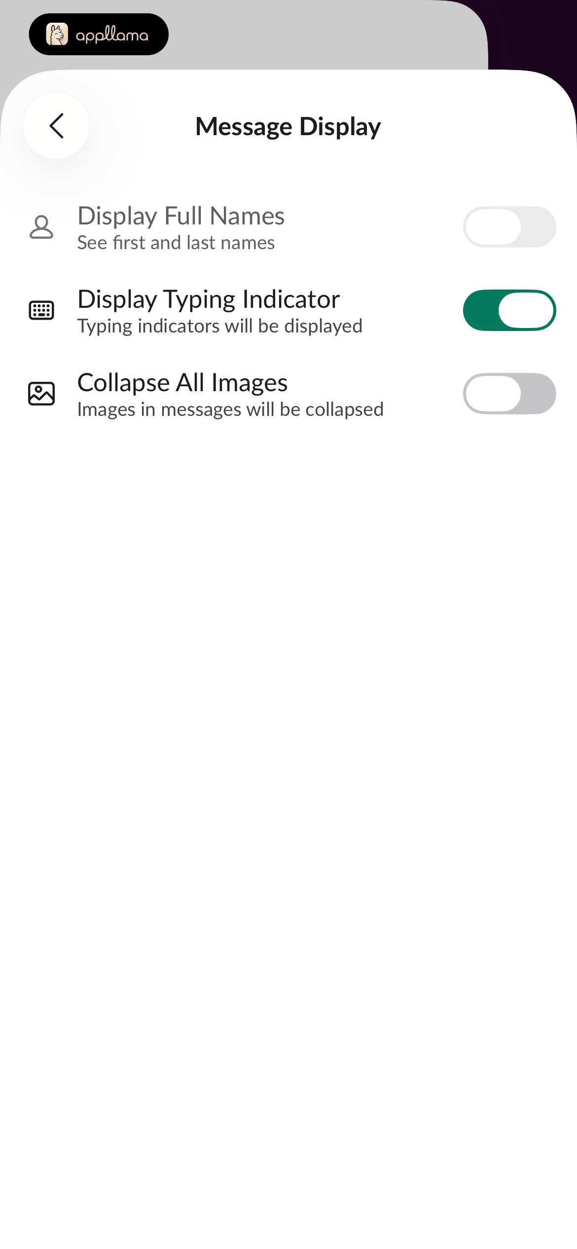 Message Display