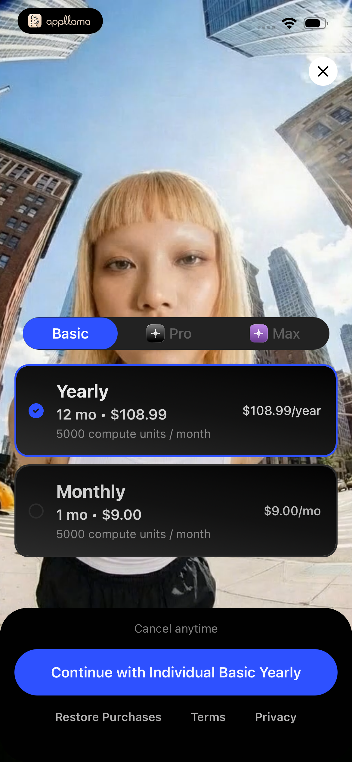 Basic Plan Paywall
