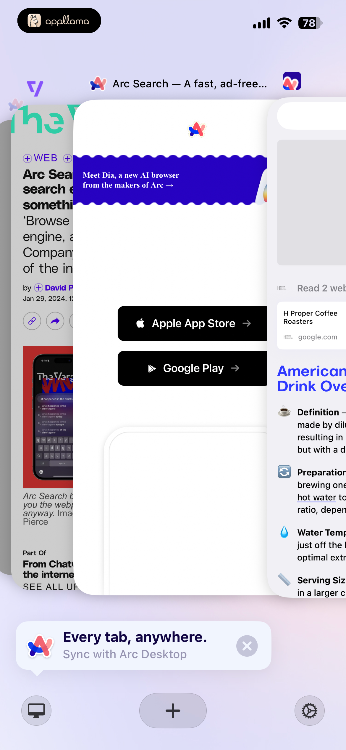 Tab Overview