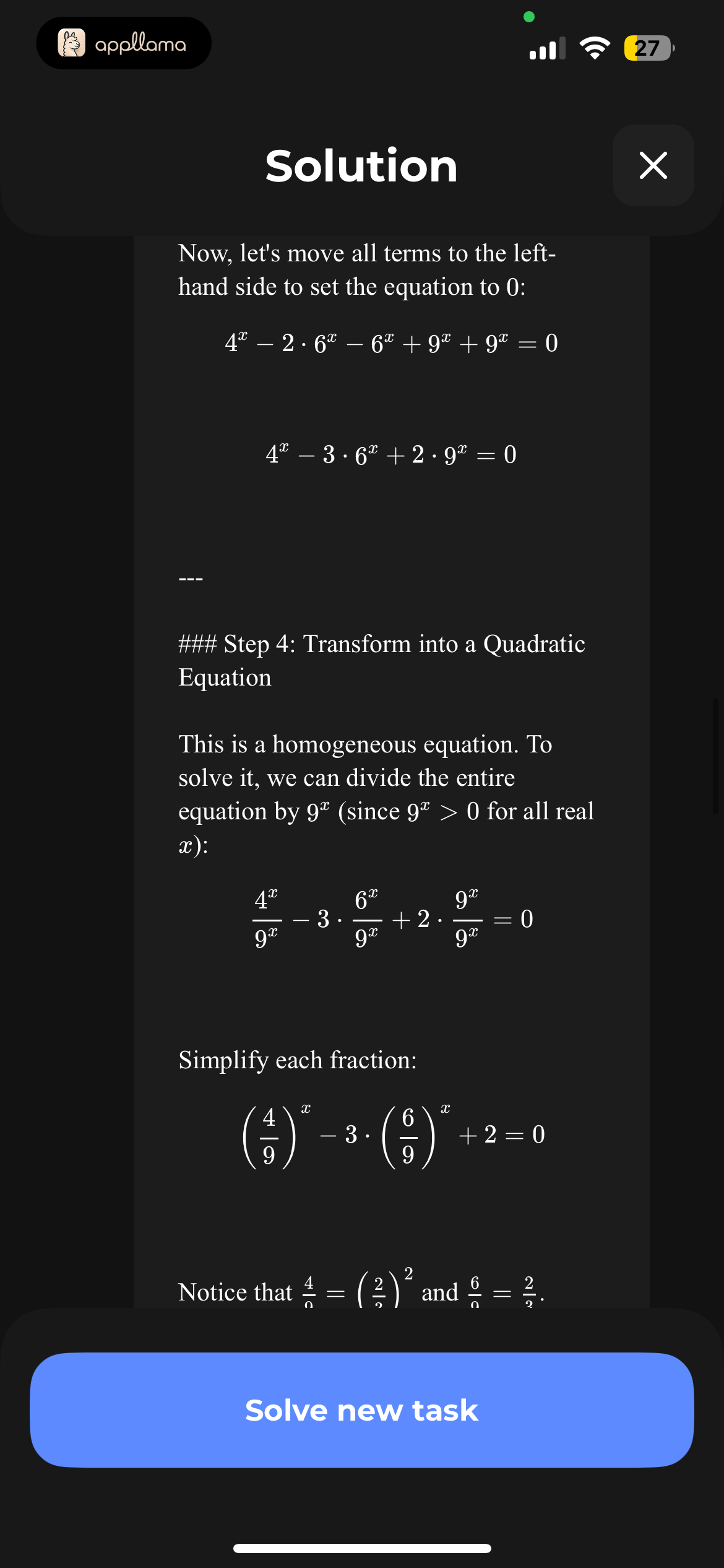Solution