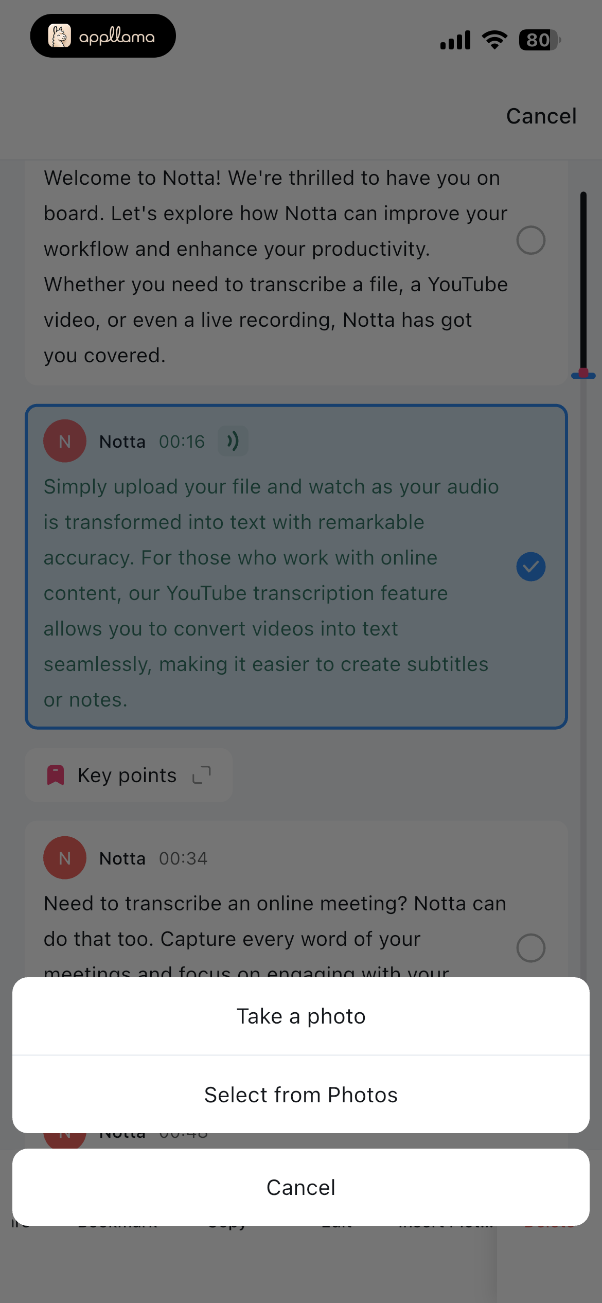 Insert Photo Actions