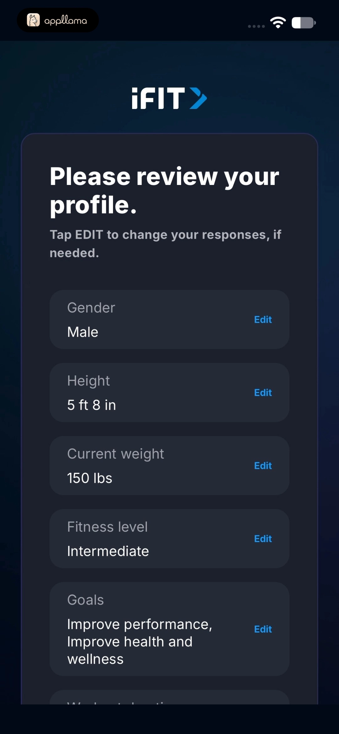 Profile Review