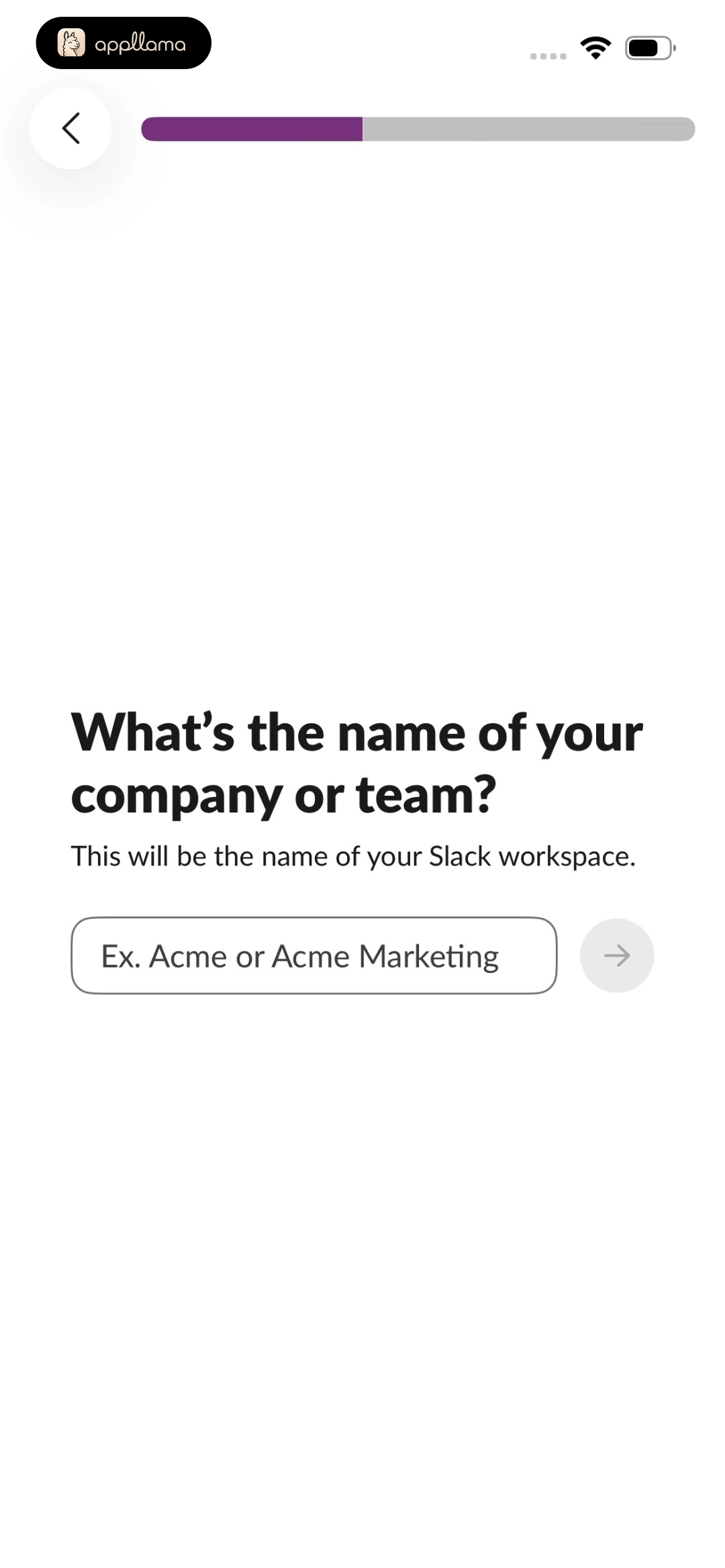 Name Workspace