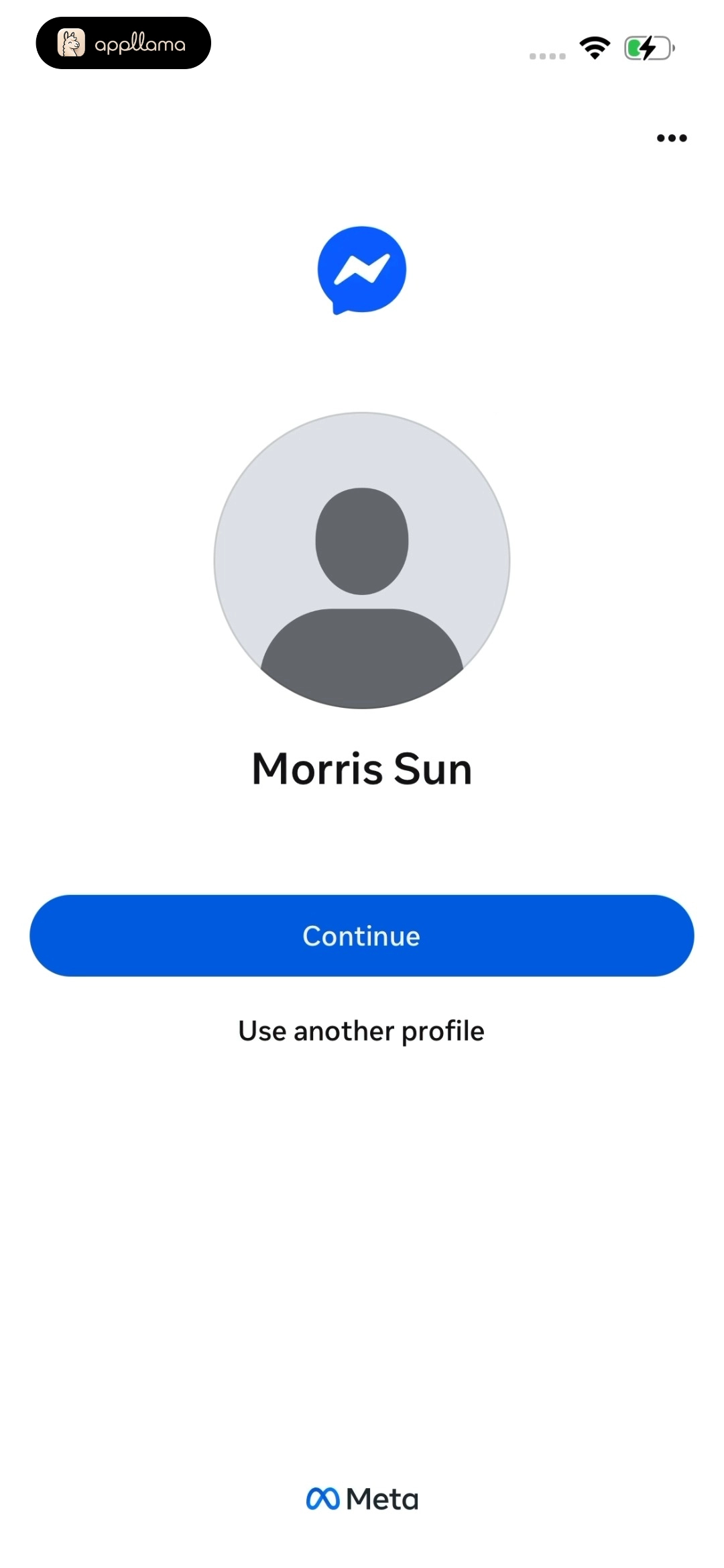Returning User Login
