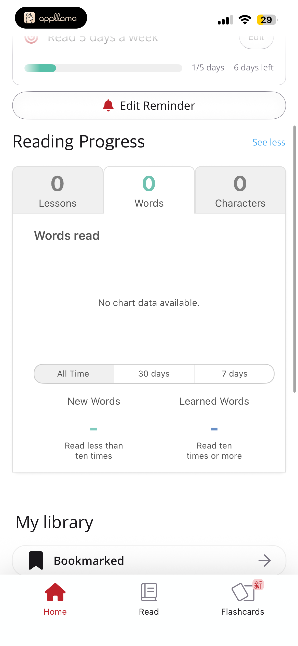 Reading Progress