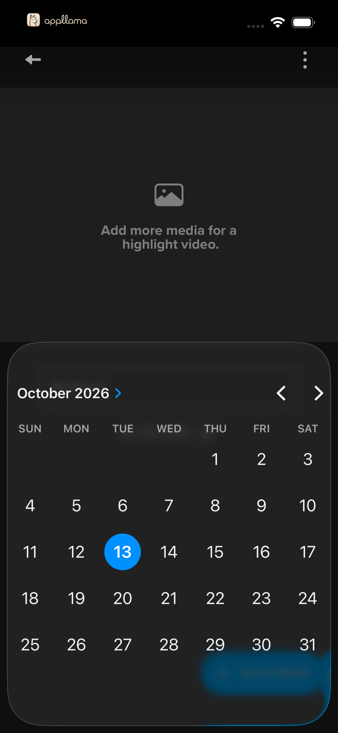Highlight Date Calendar
