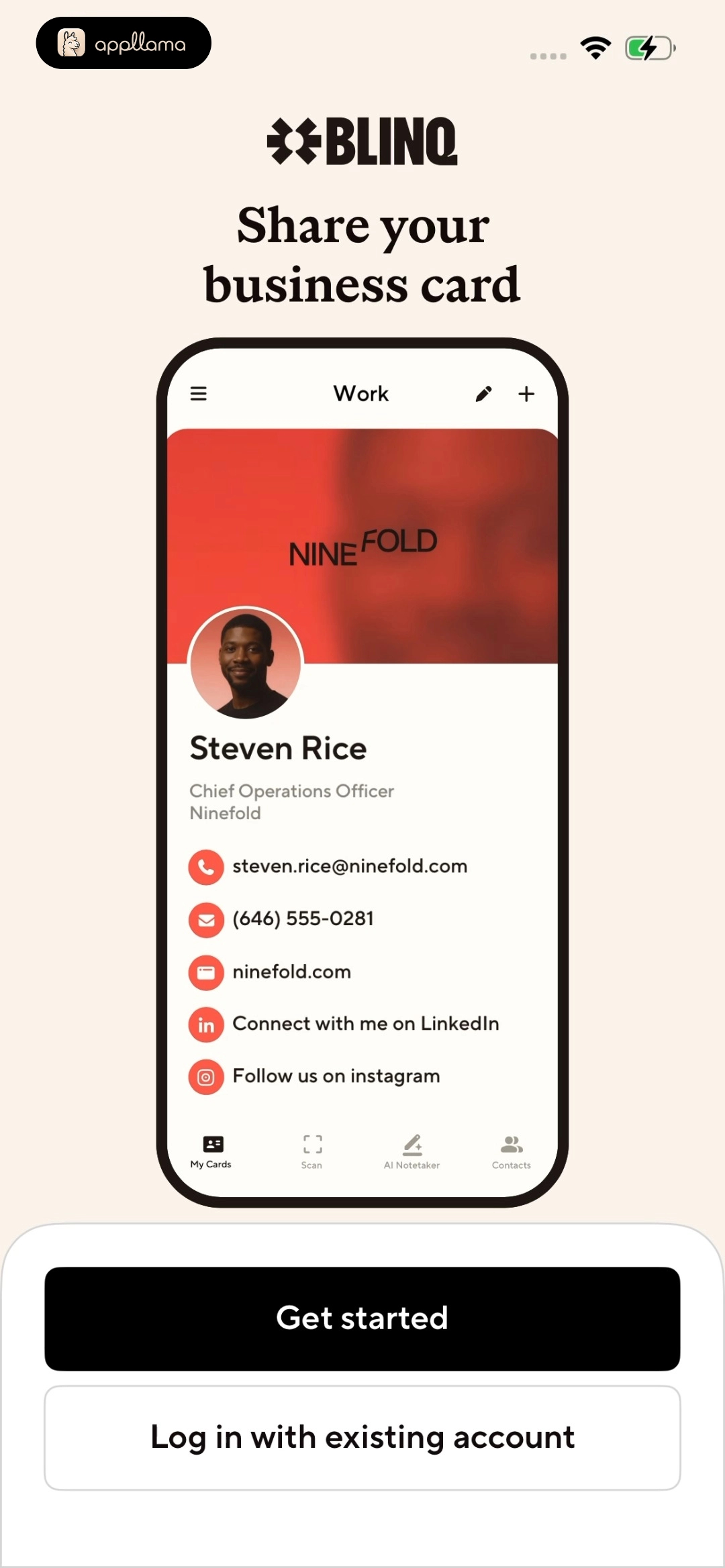 Welcome Screen