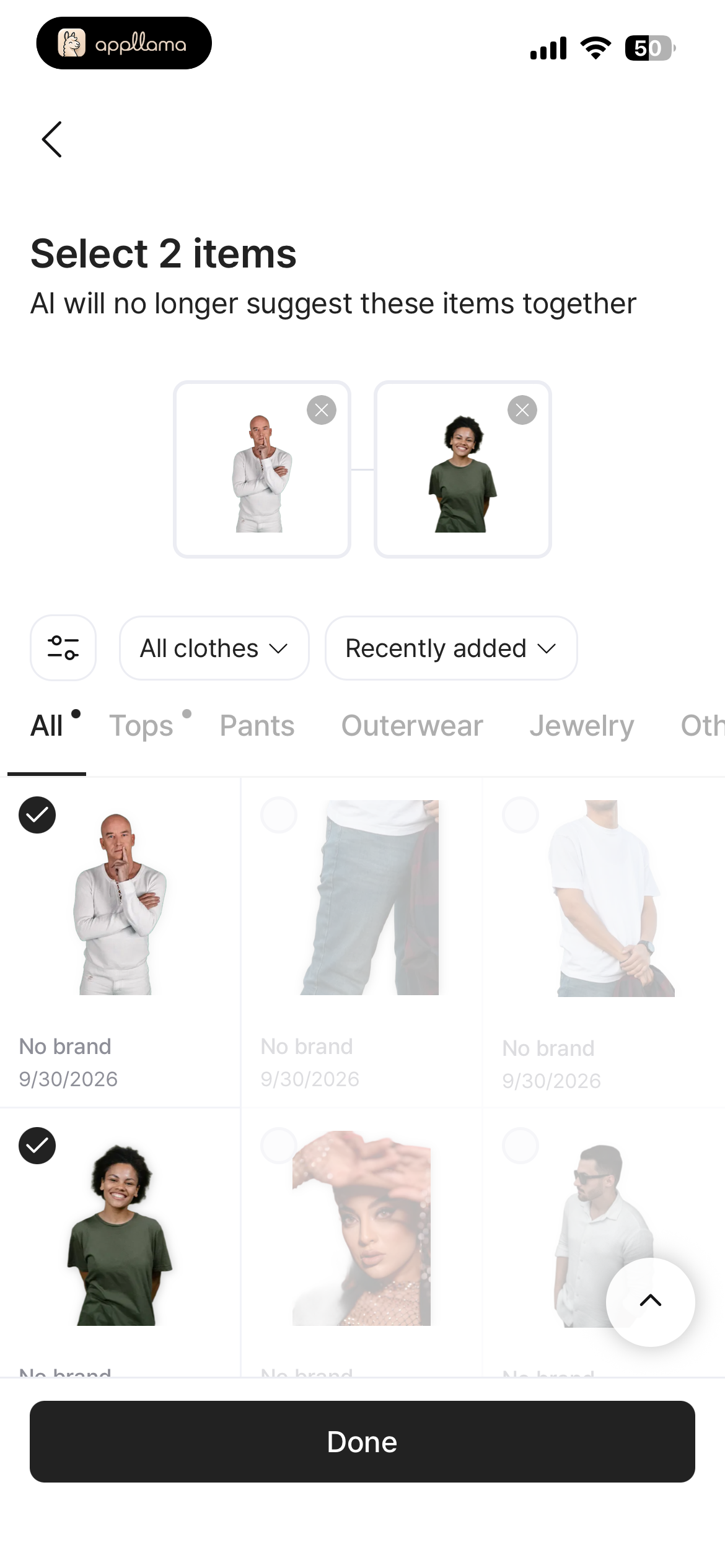 Select Items