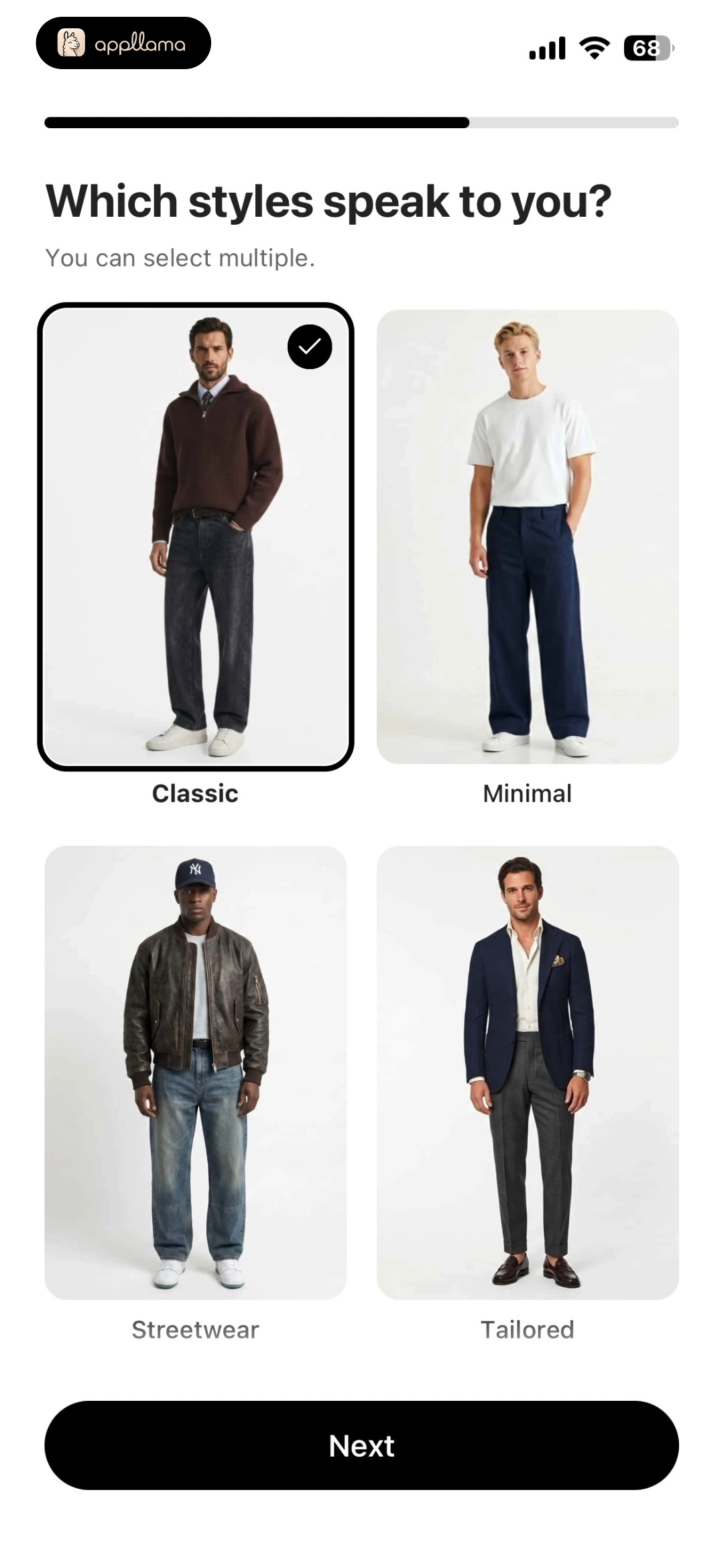 Style Selection