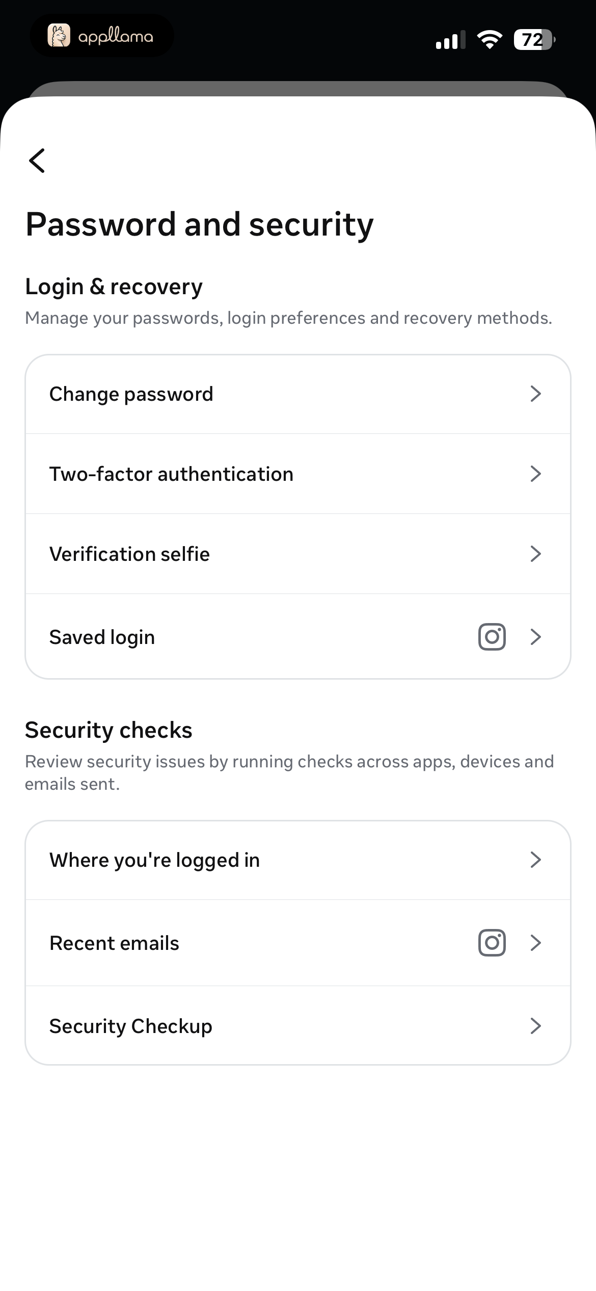 Password and Security