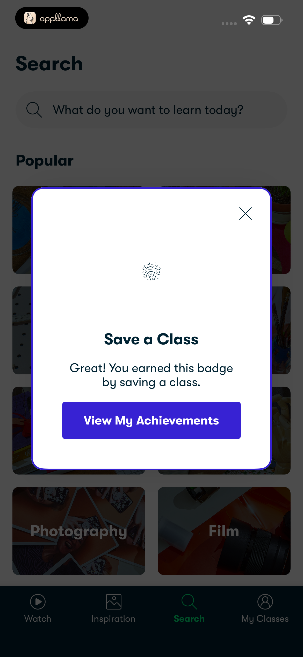 Save a Class Prompt