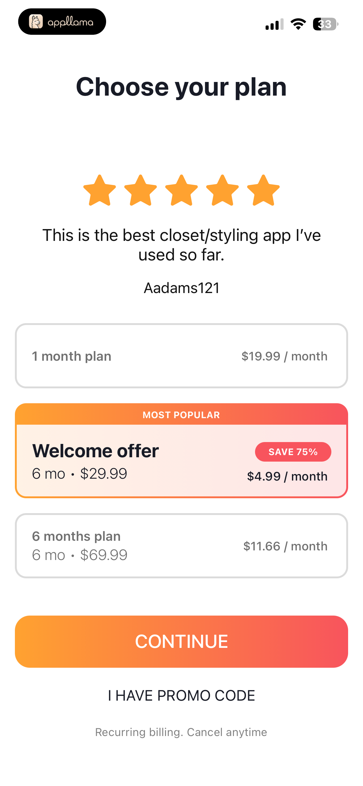 Subscription Offer