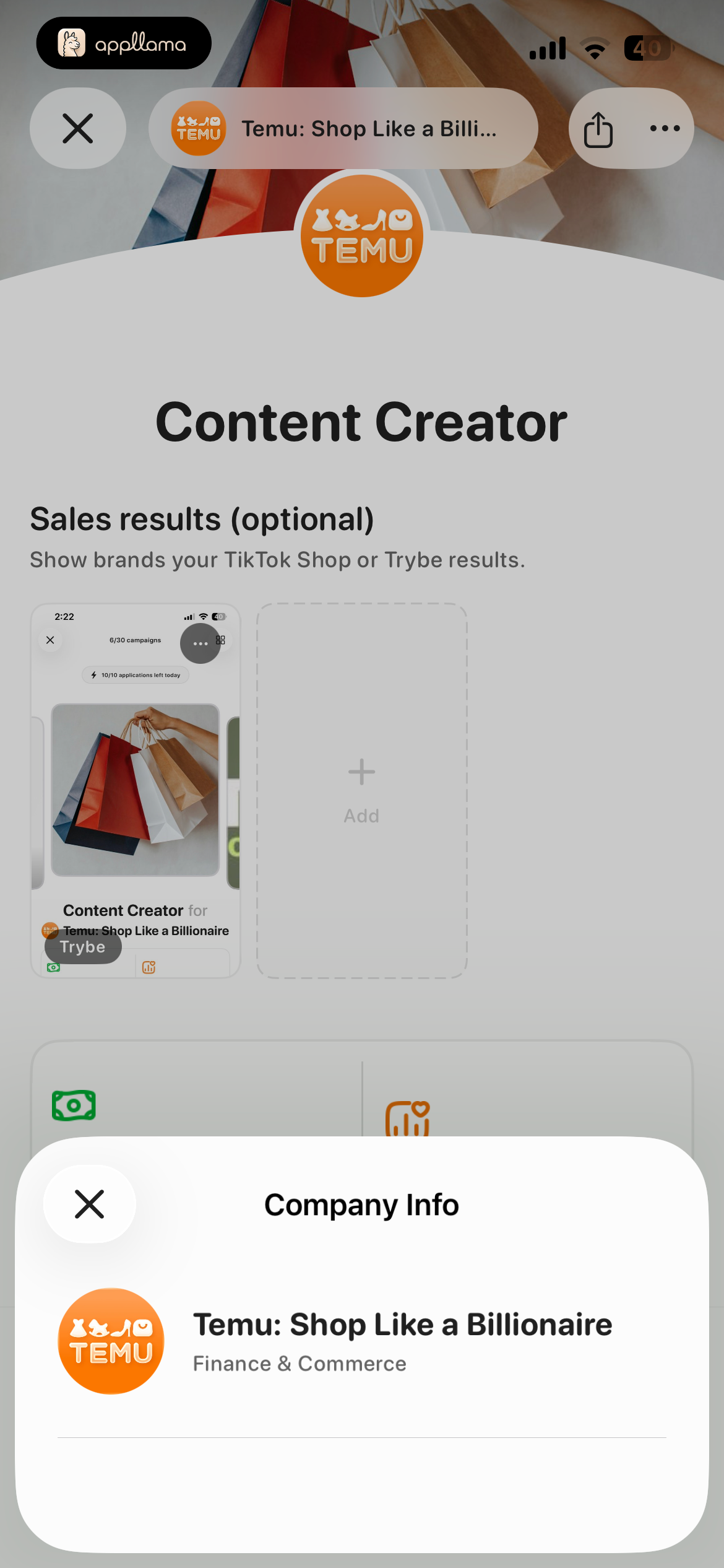 Campaign Company Info