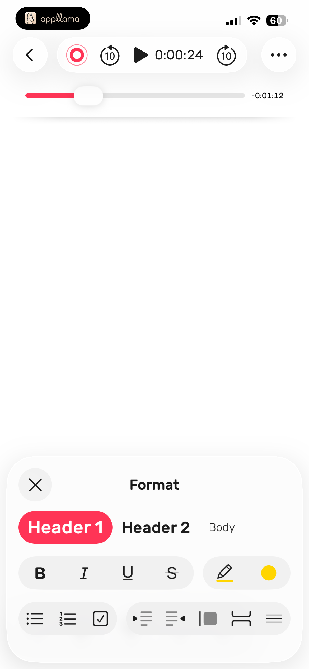 Format Panel