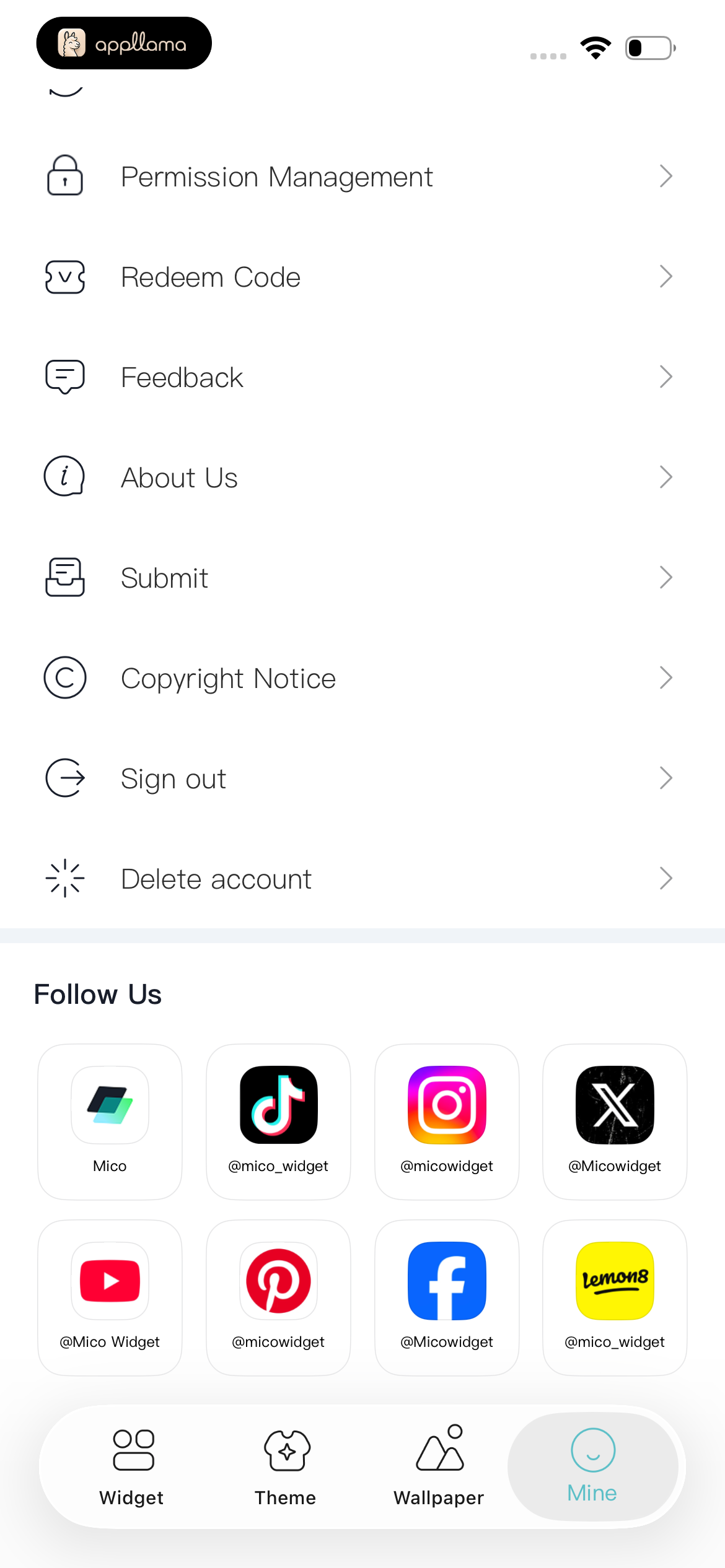 More Settings