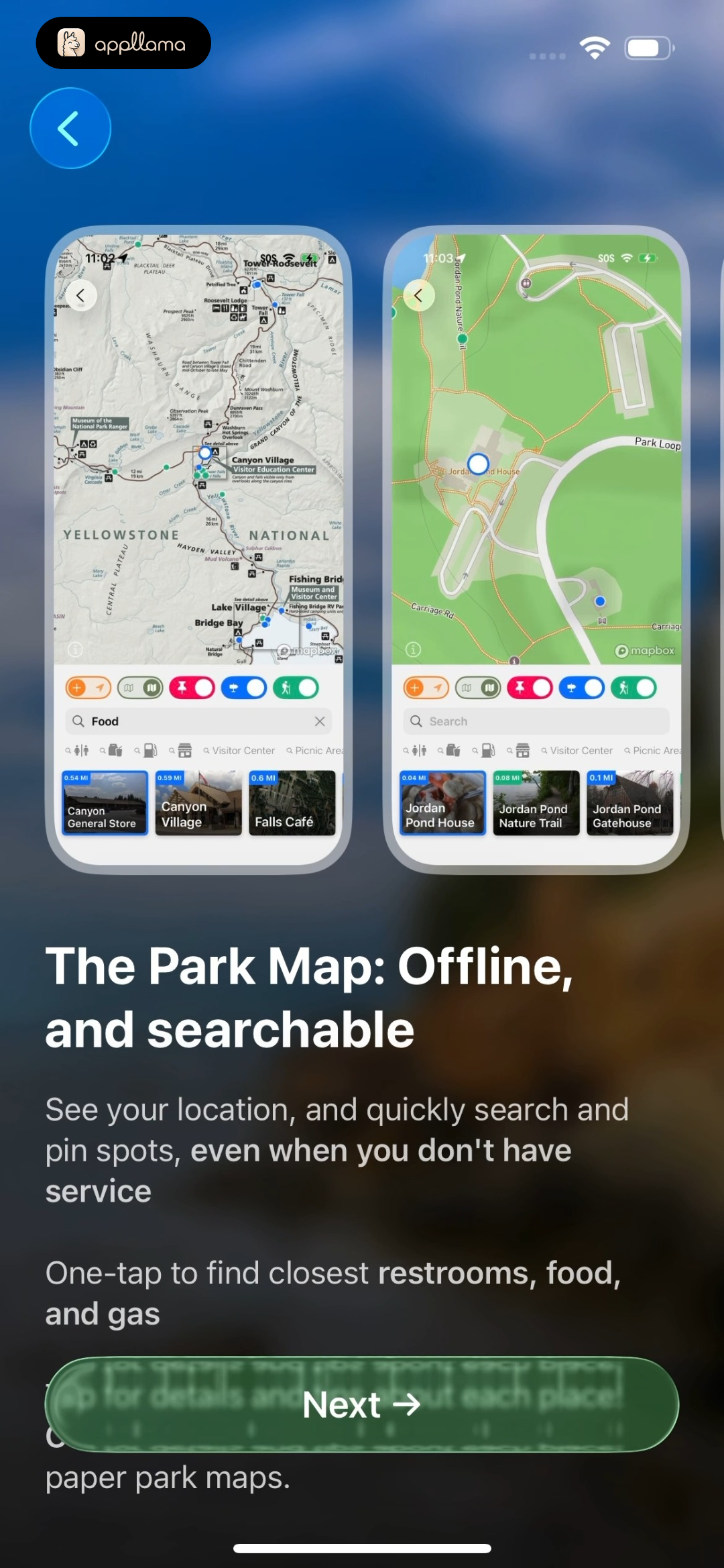 Offline Map Feature