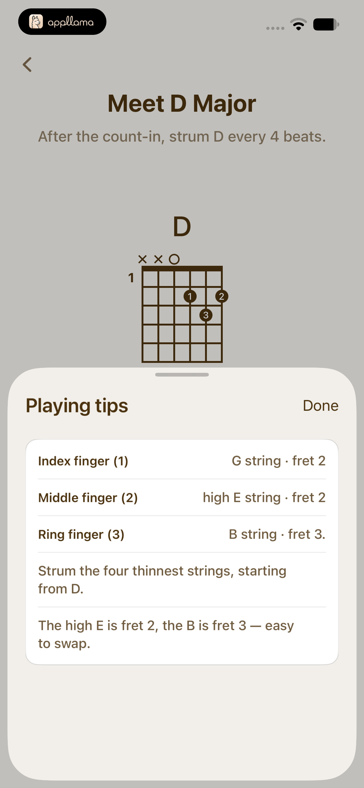 Chord Playing Tips