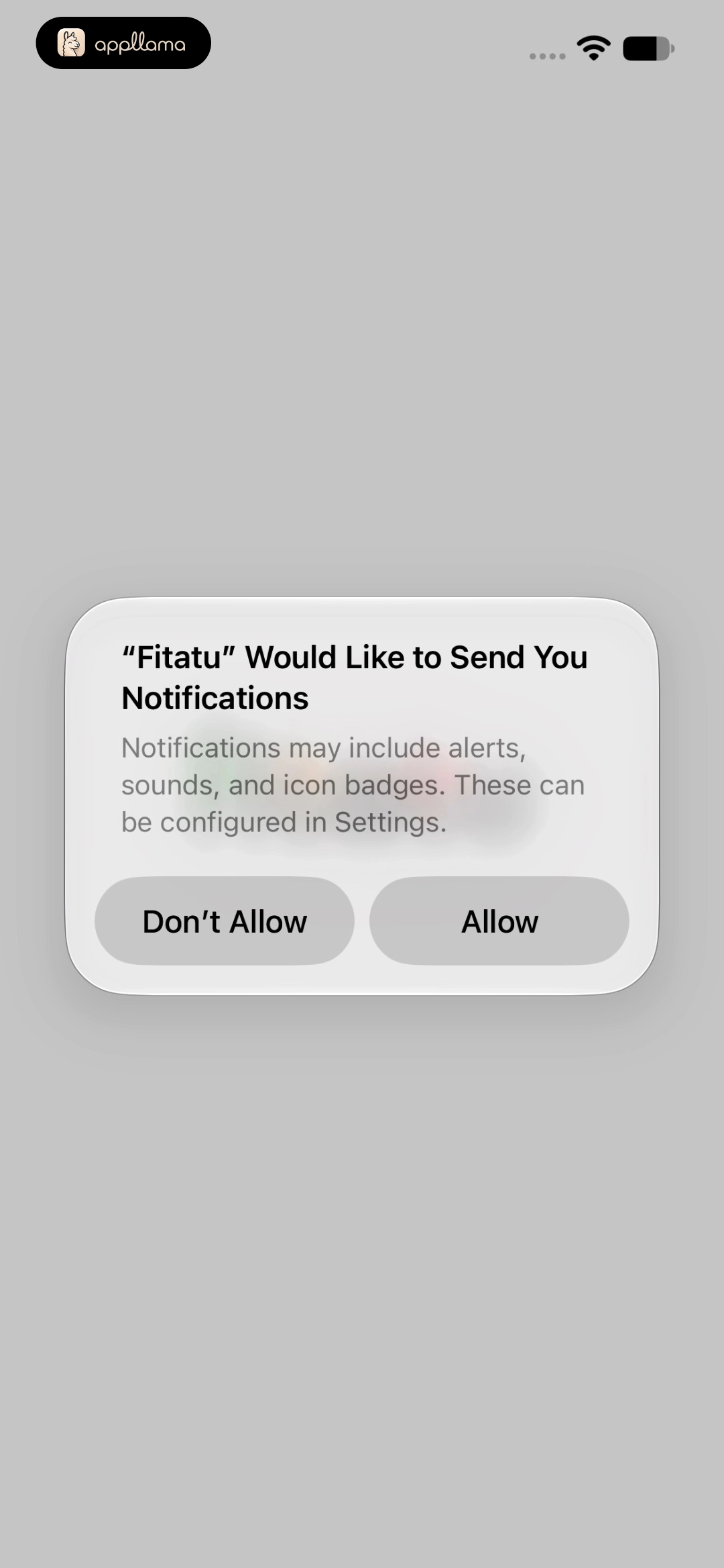 Notification Permission