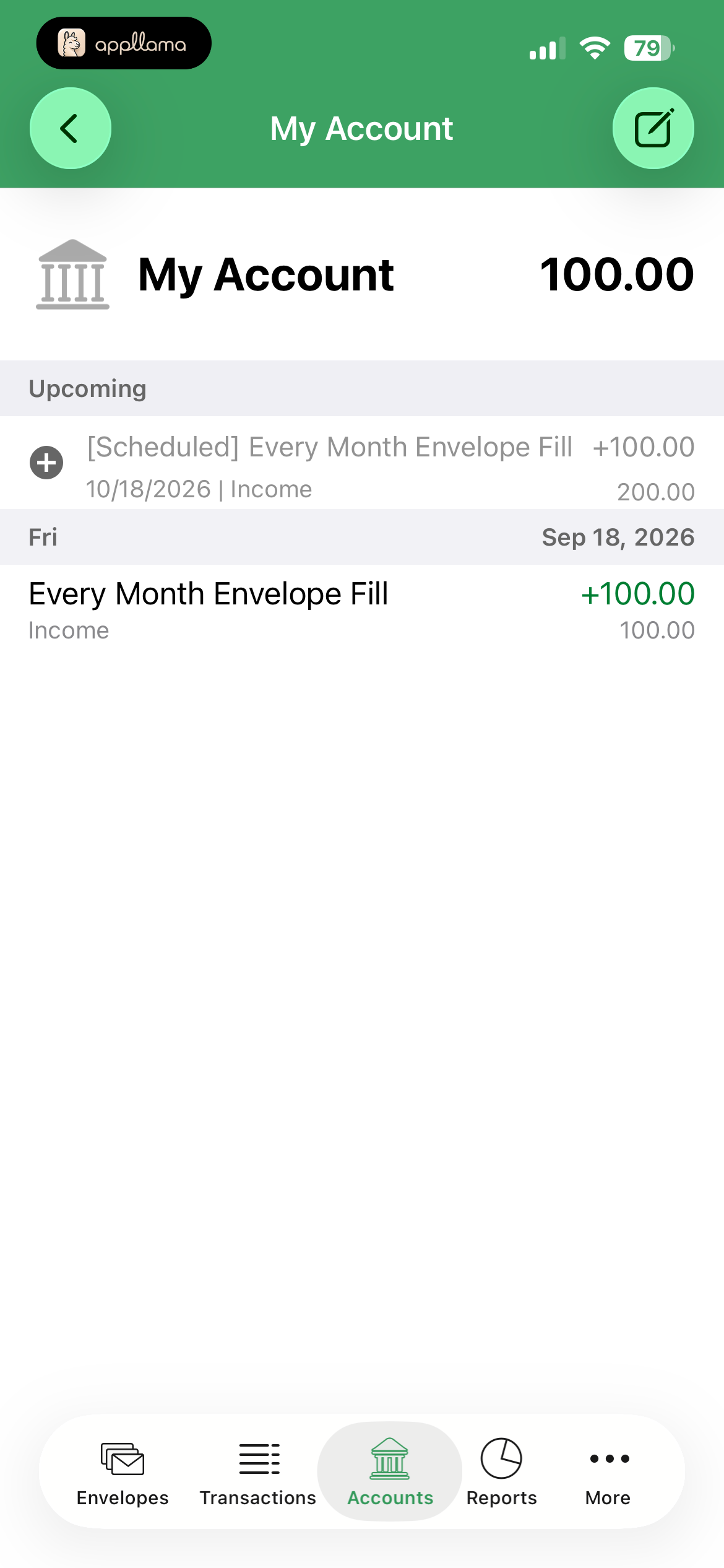 Account Details