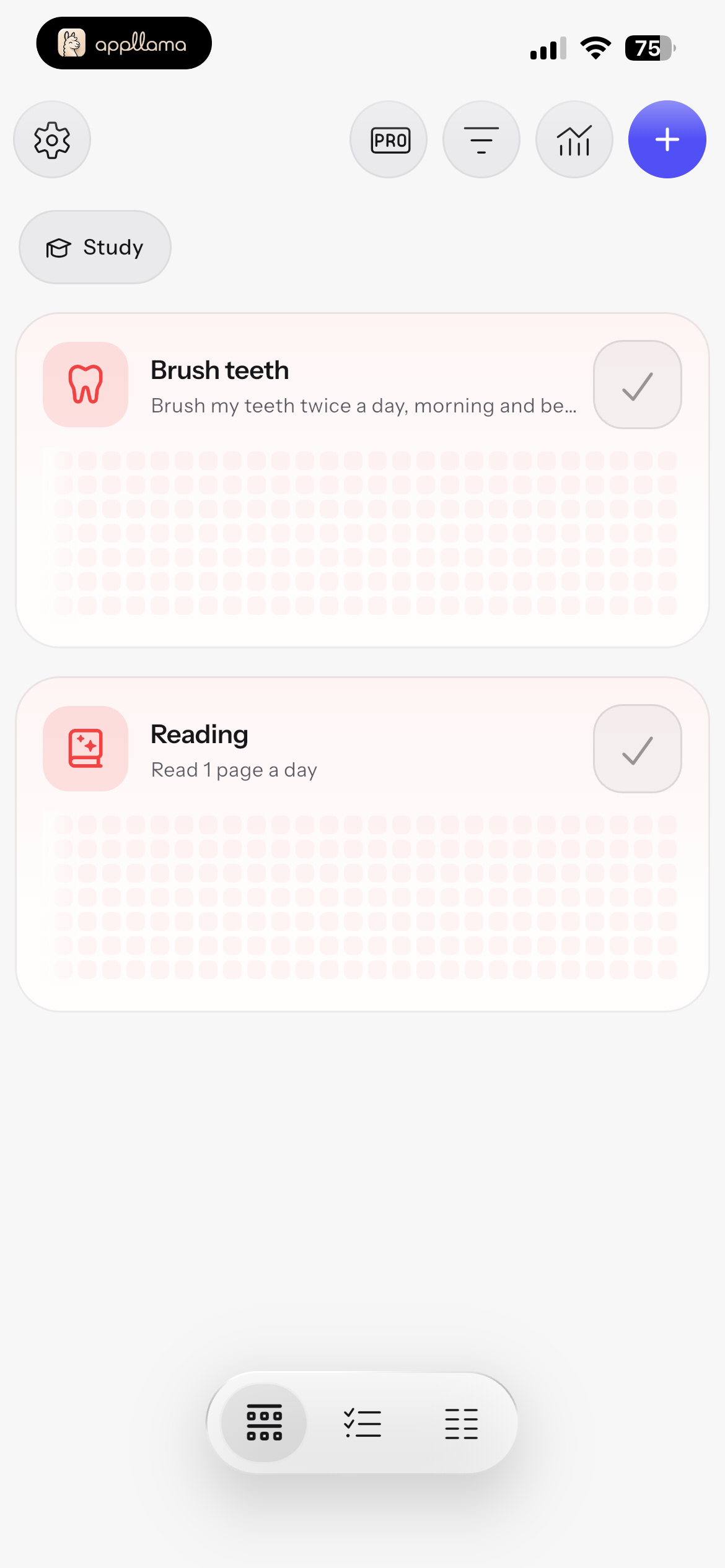 Habit Dashboard