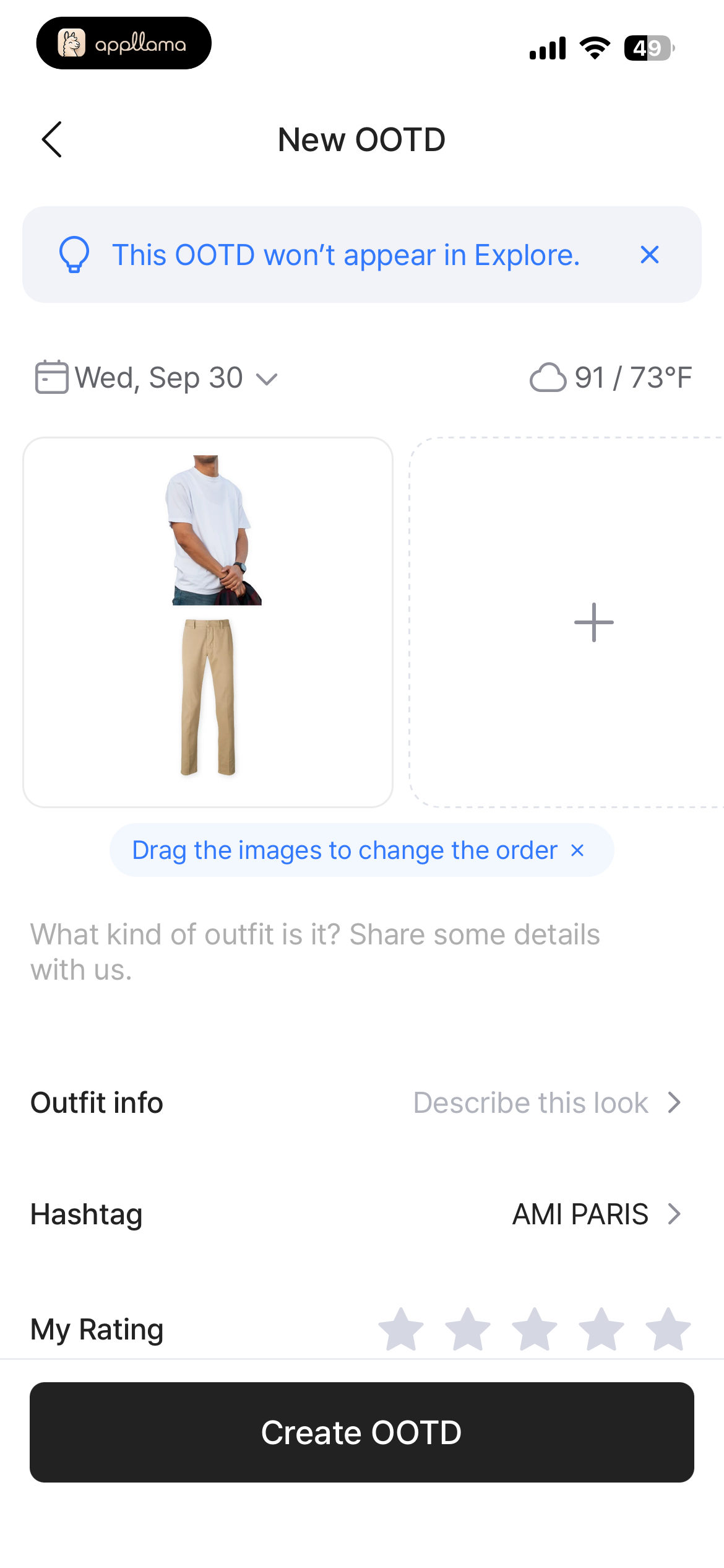 New OOTD Details