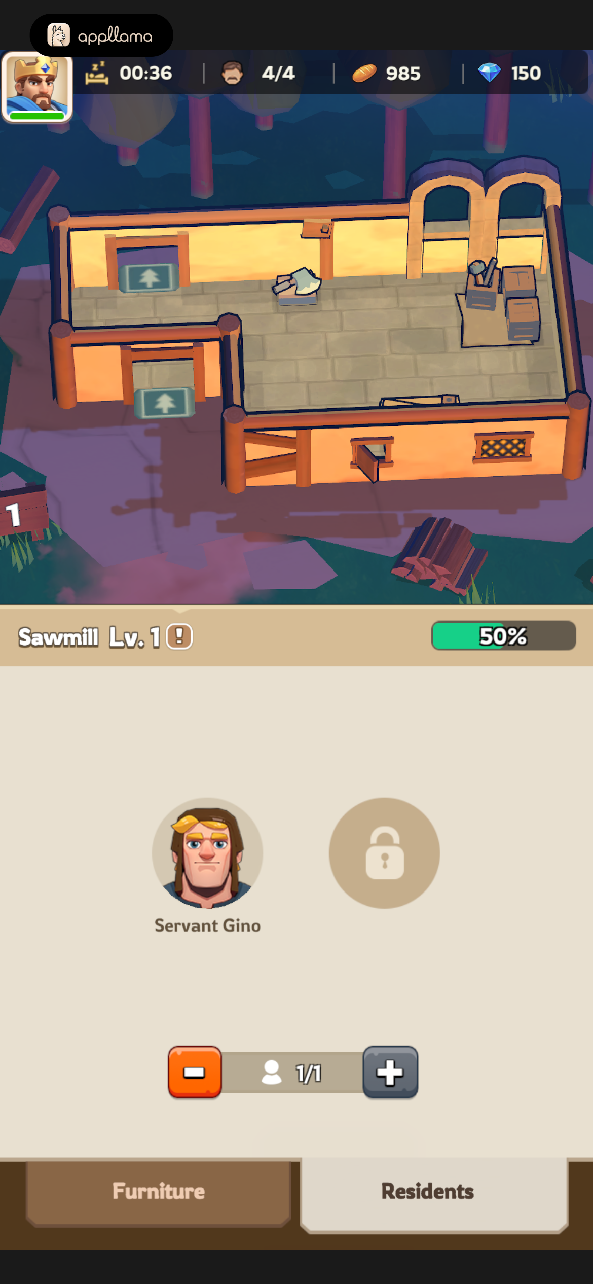 Sawmill Resident Assignment