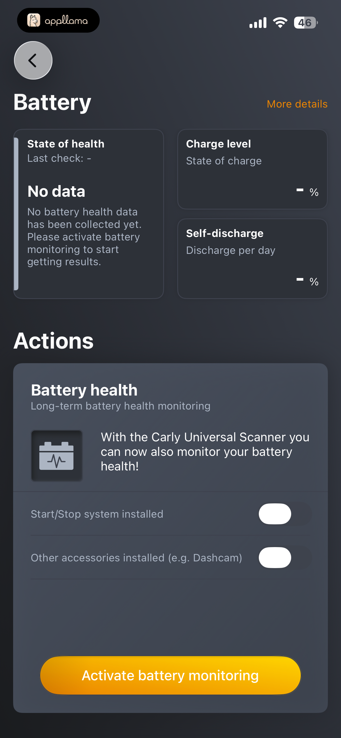 Battery Settings