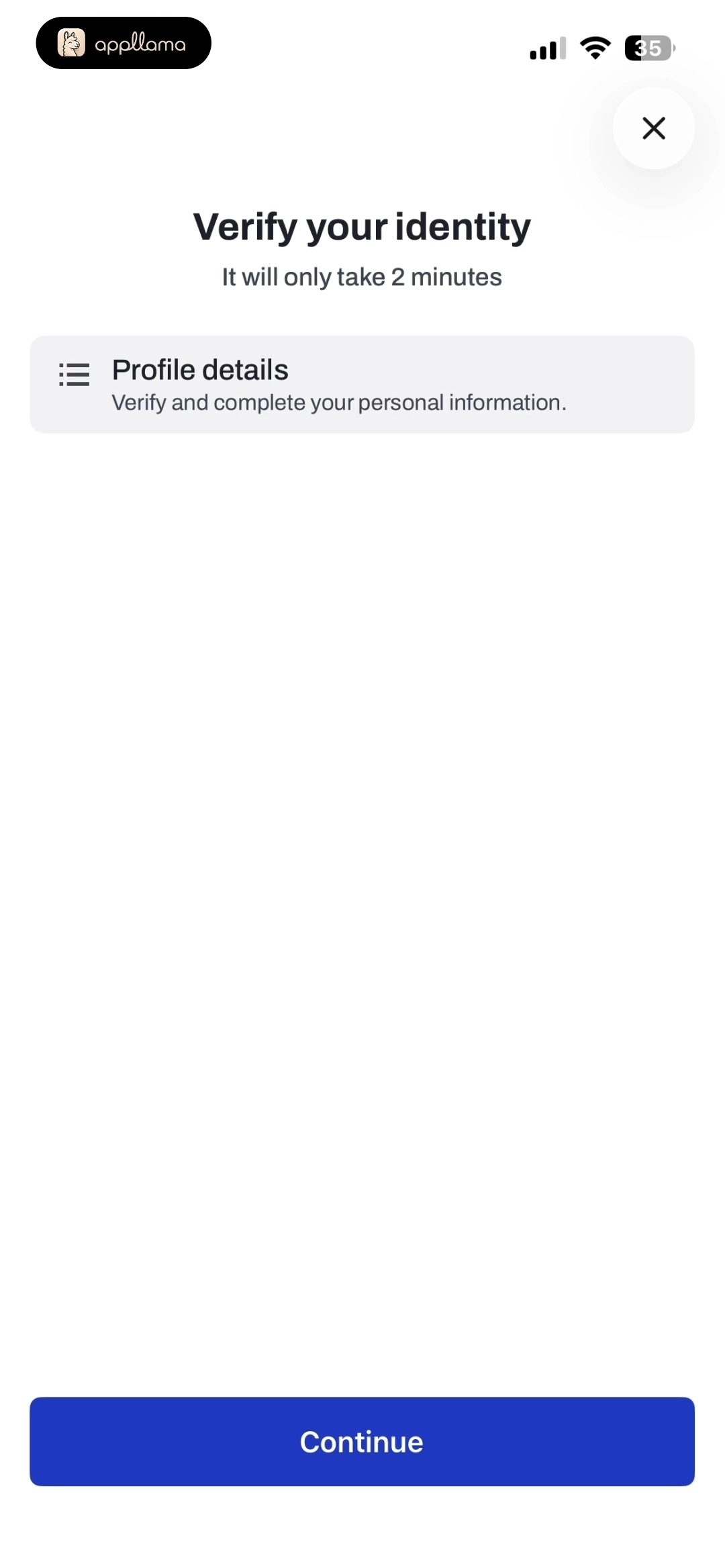 Identity Verification