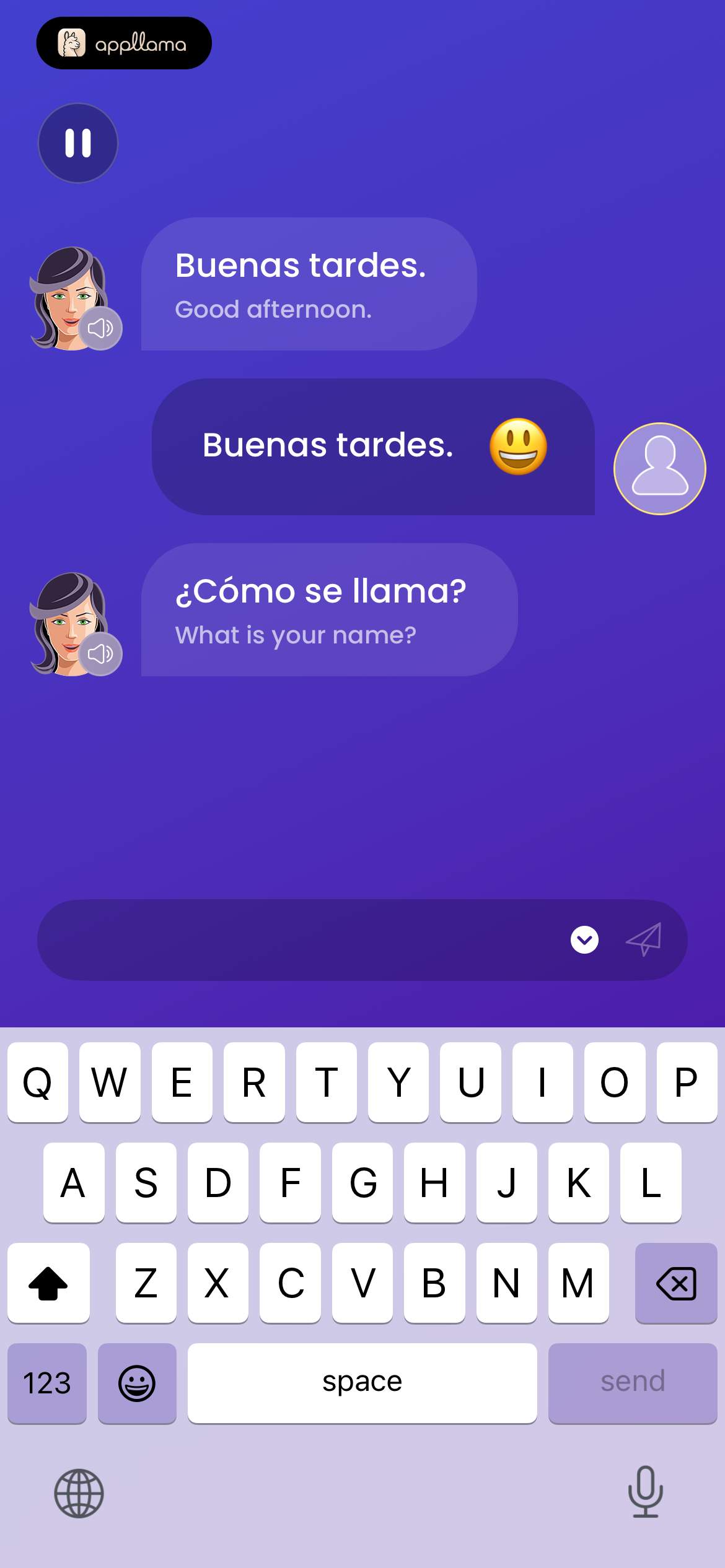 Typed Conversation