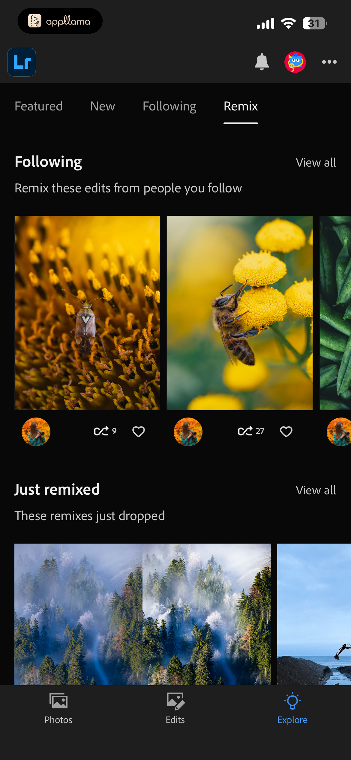 Remix Discover Feed