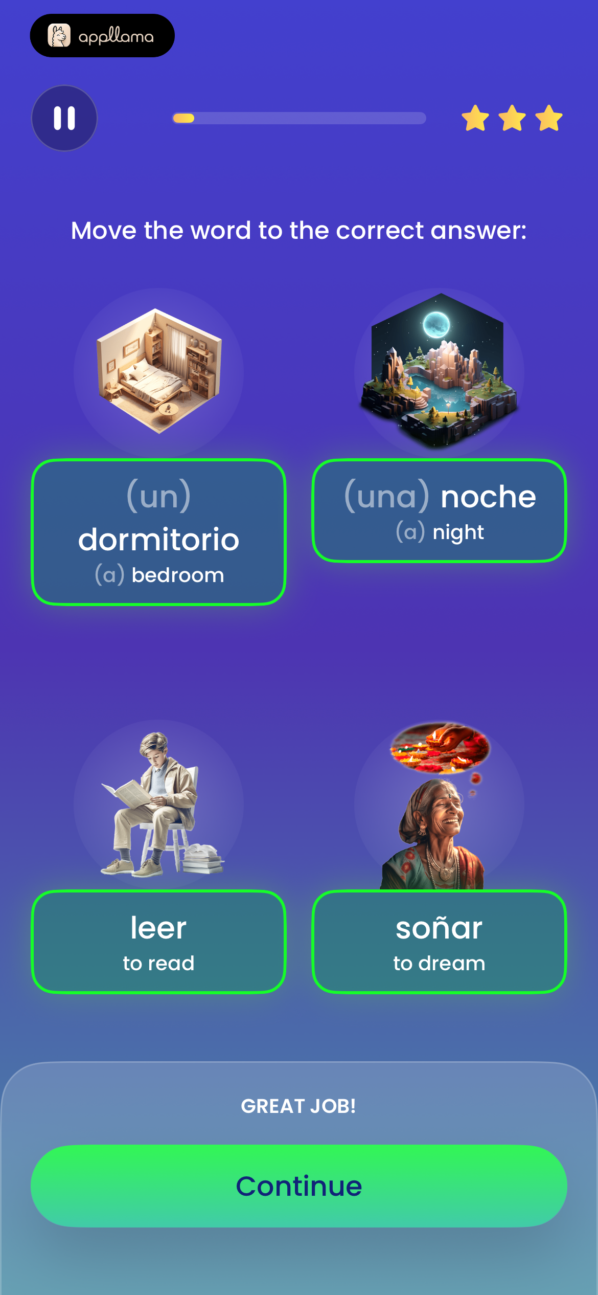 Word Match Correct
