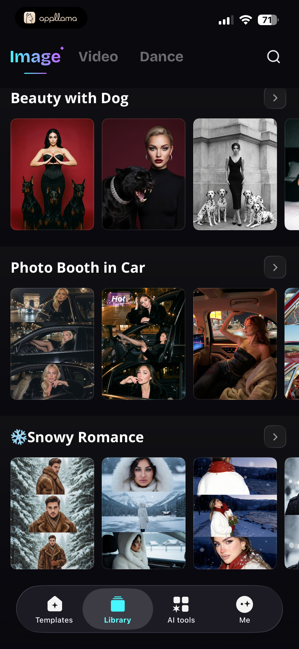 Image Explore Feed