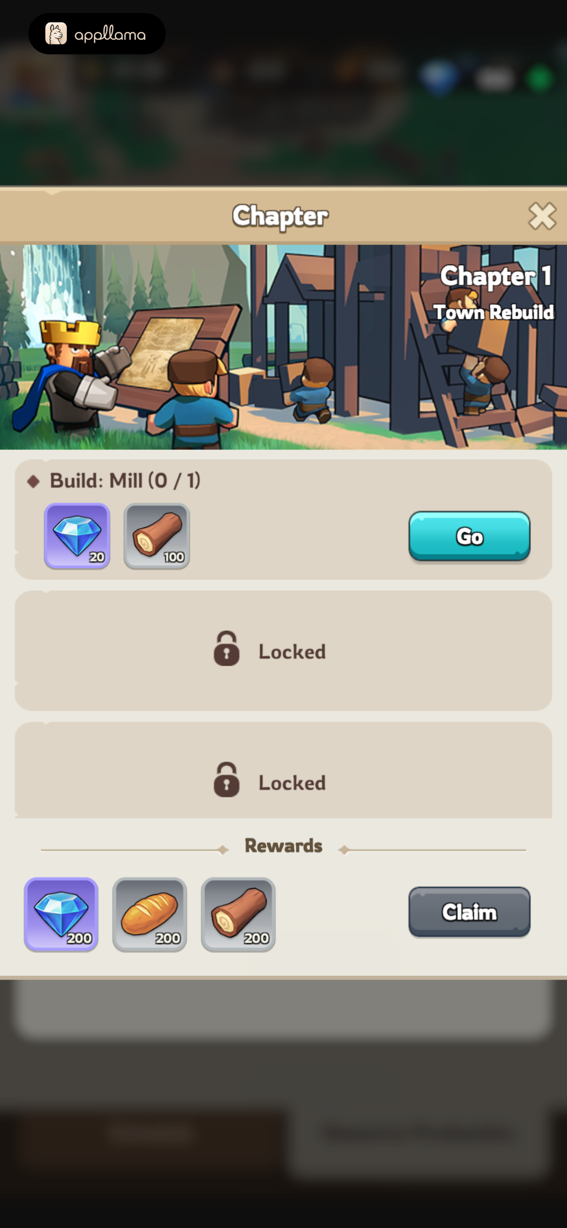Chapter Progress Rewards